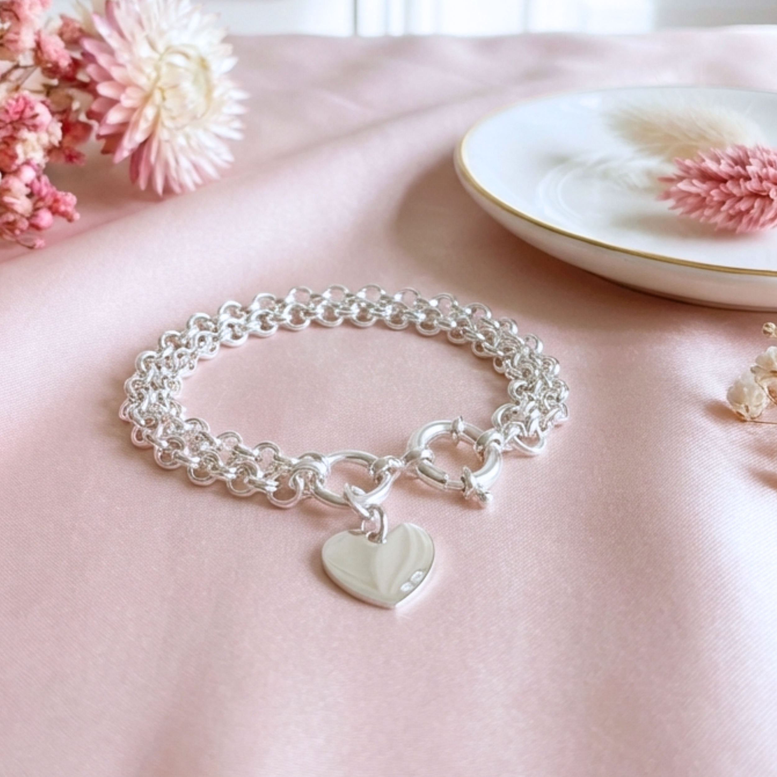 bracelet-femme-argent-massif-925-medaillon-coeur-gros-maillon-triple-chaine-epaisse-argent-l-insolente-bijoux