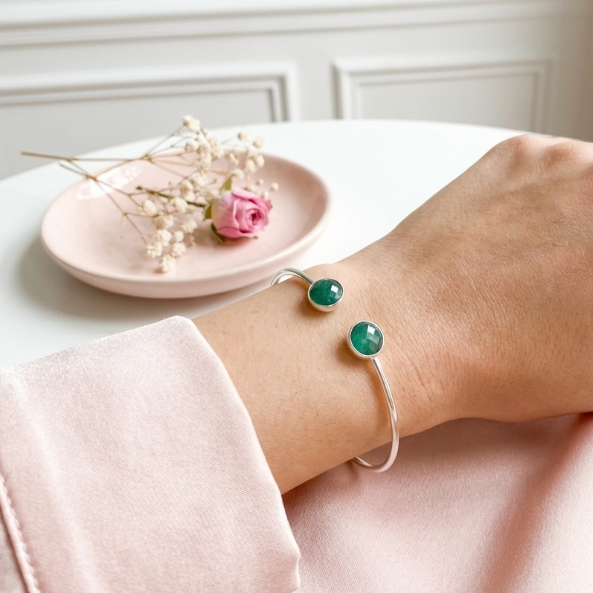 bracelet-jonc-argent-massif-925-pierre-naturelle-aventurine-verte-linsolente-bijoux