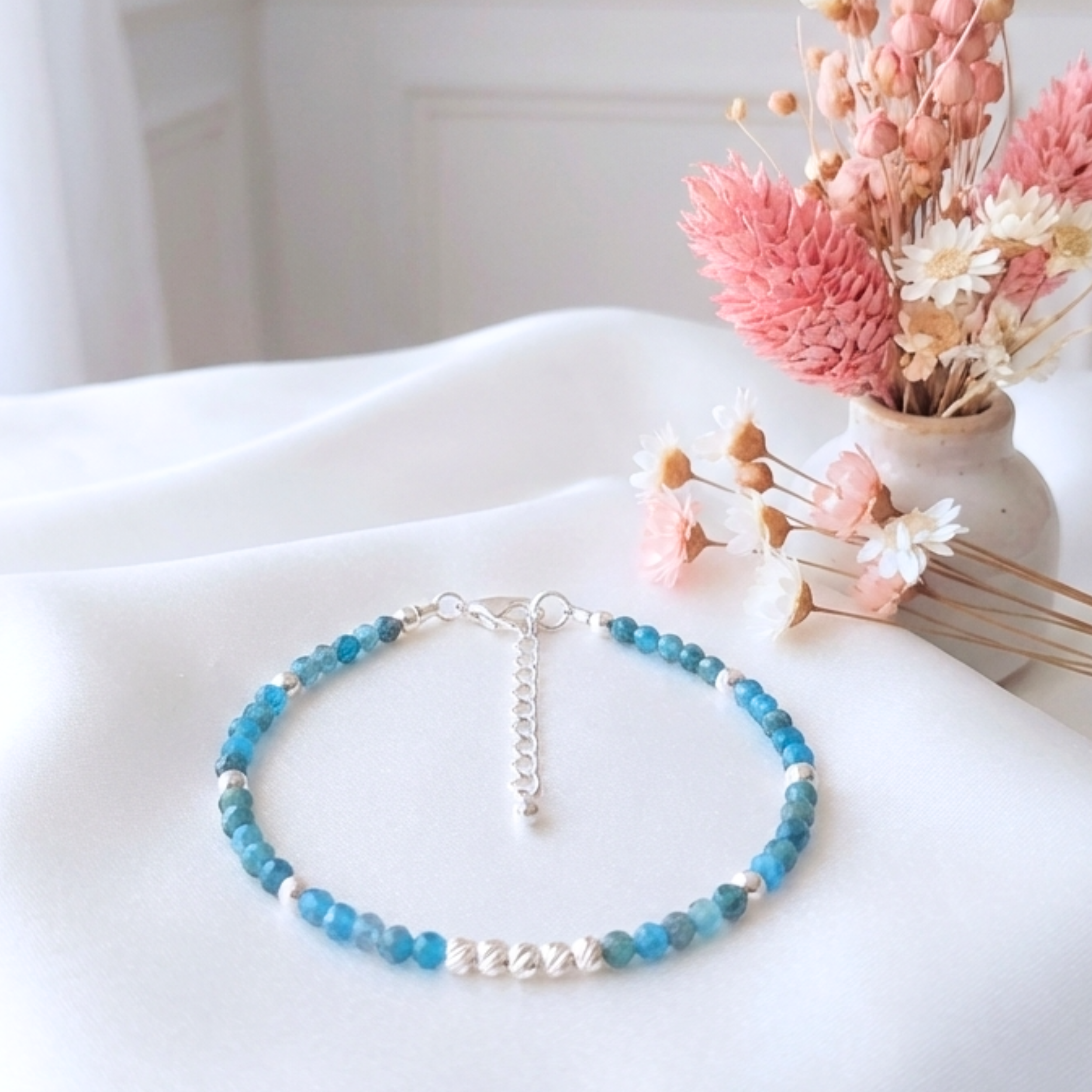 bracelet-perles-argent-massif-925-femme-apatite-lithothérapie-l-insolente-bijoux