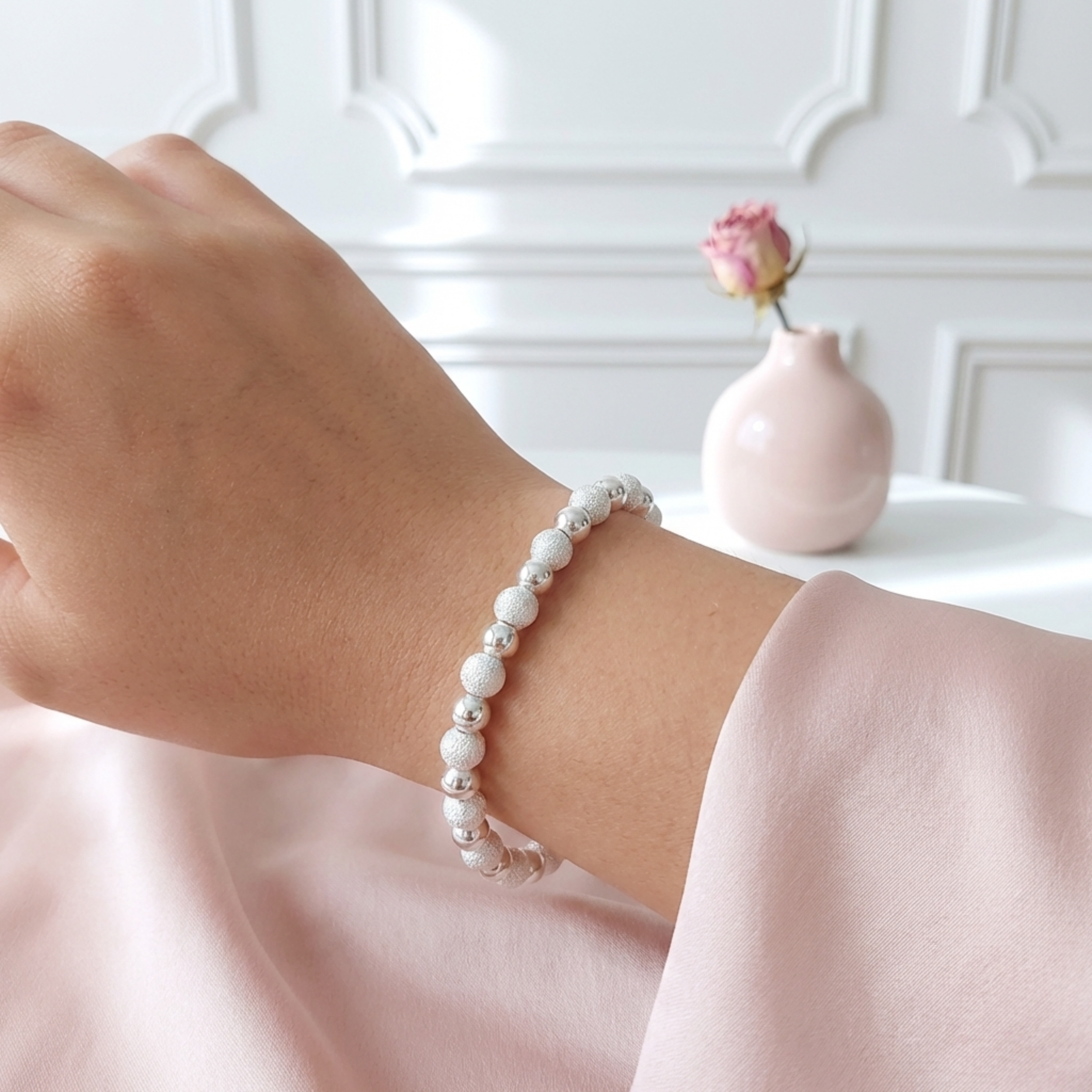 bracelet-perles-argent-massif-925-femme-elastique-perles-diamantées-linsolente-bijoux