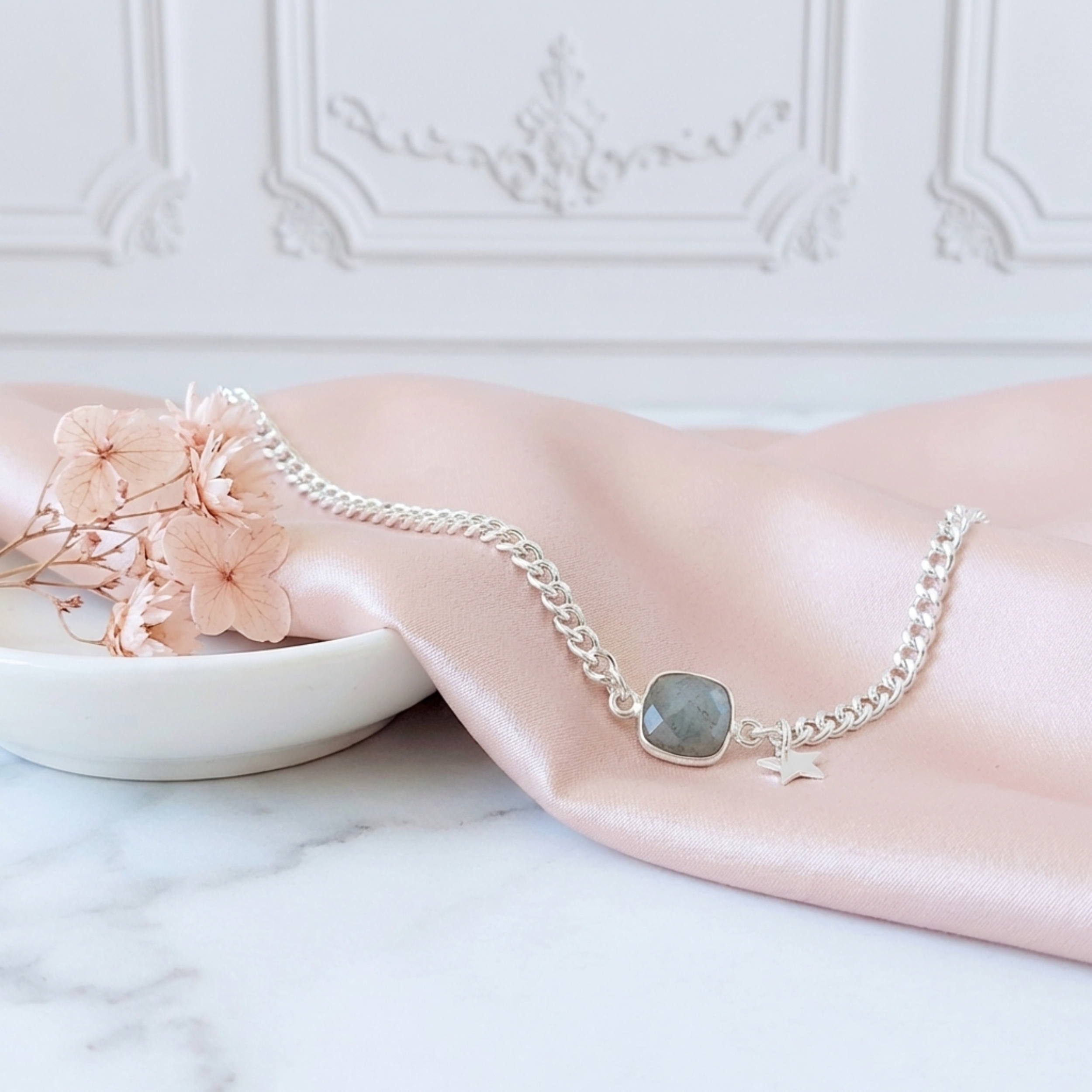 bracelet-argent-massif-925-chaine-gourmette-femme-labradorite-etoile-linsolente-bijoux