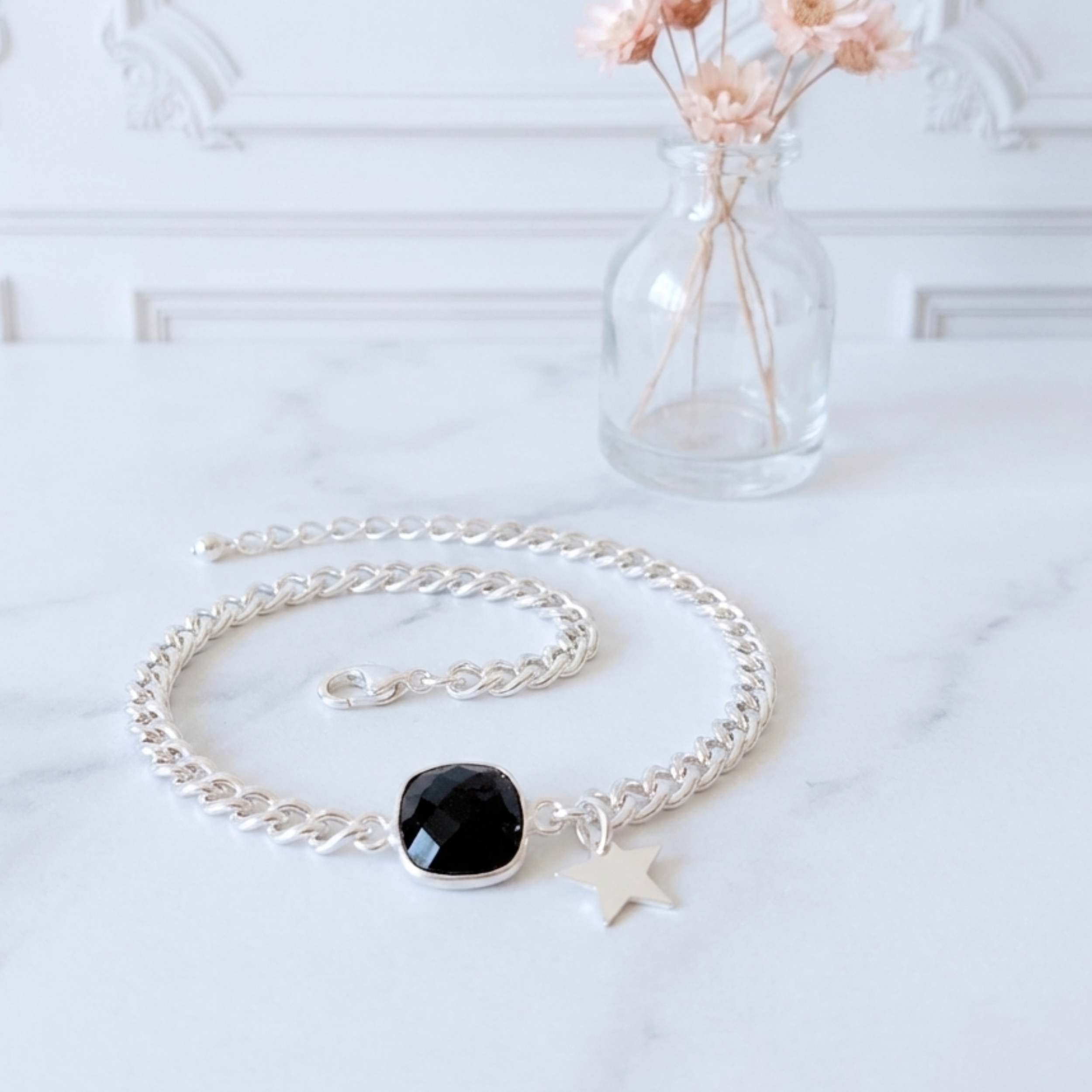 bracelet-argent-massif-925-femme-chaine-gourmette-onyx-noire-etoile-l-insolente-bijoux