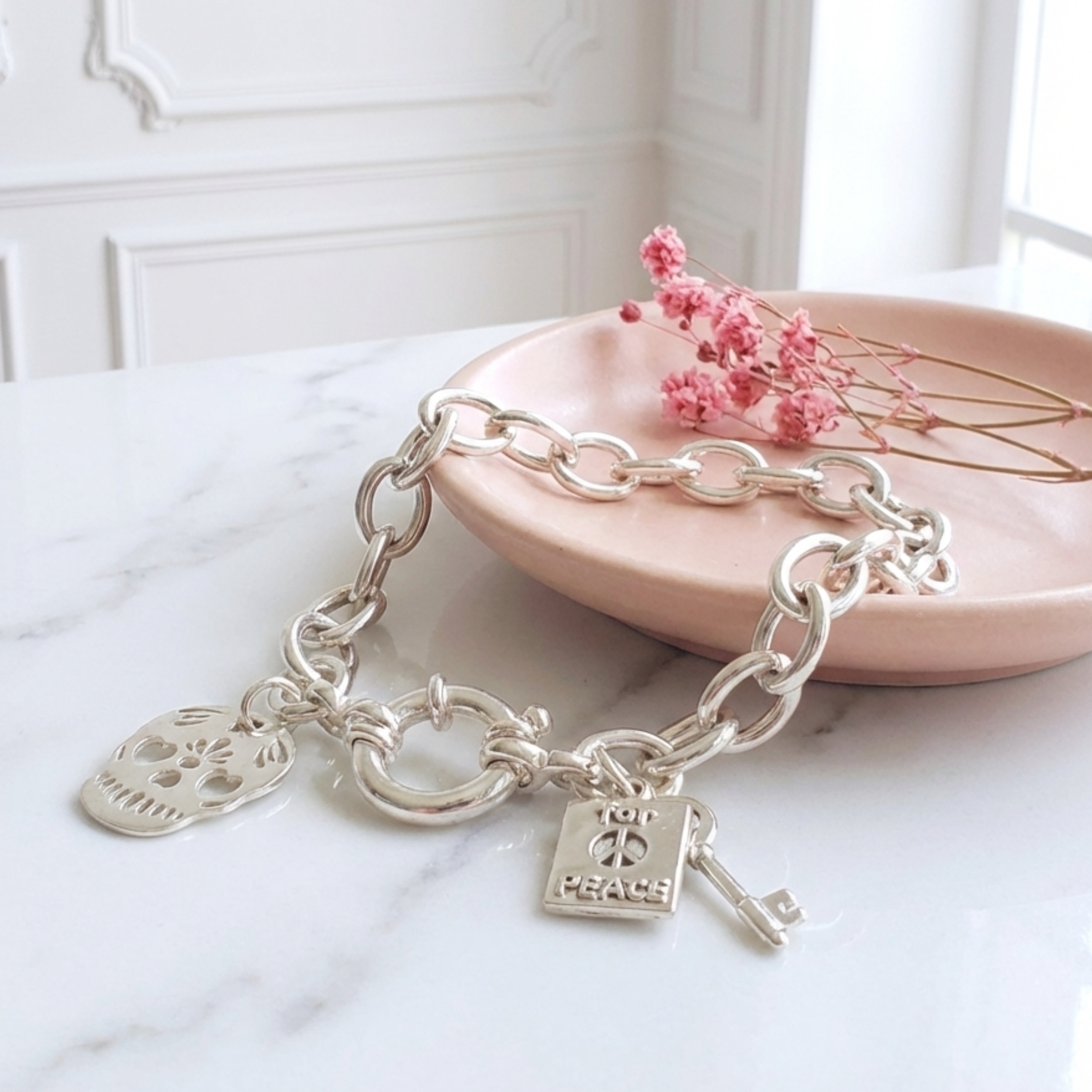 bracelet-argent-massif-925-femme-breloques-calavera-linsolente-bijoux