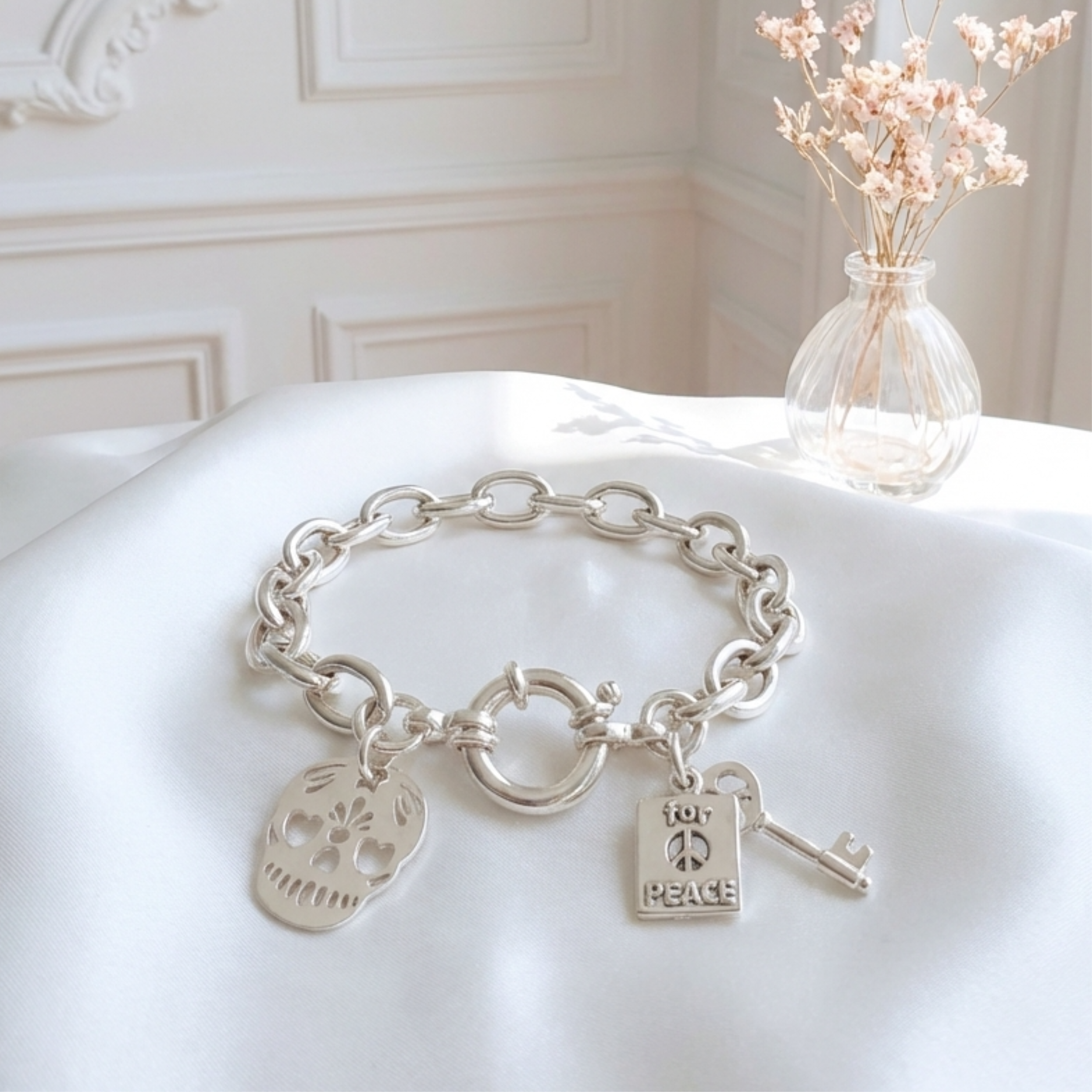 bracelet-argent-massif-925-femme-breloques-pampilles-calavera-linsolente-bijoux