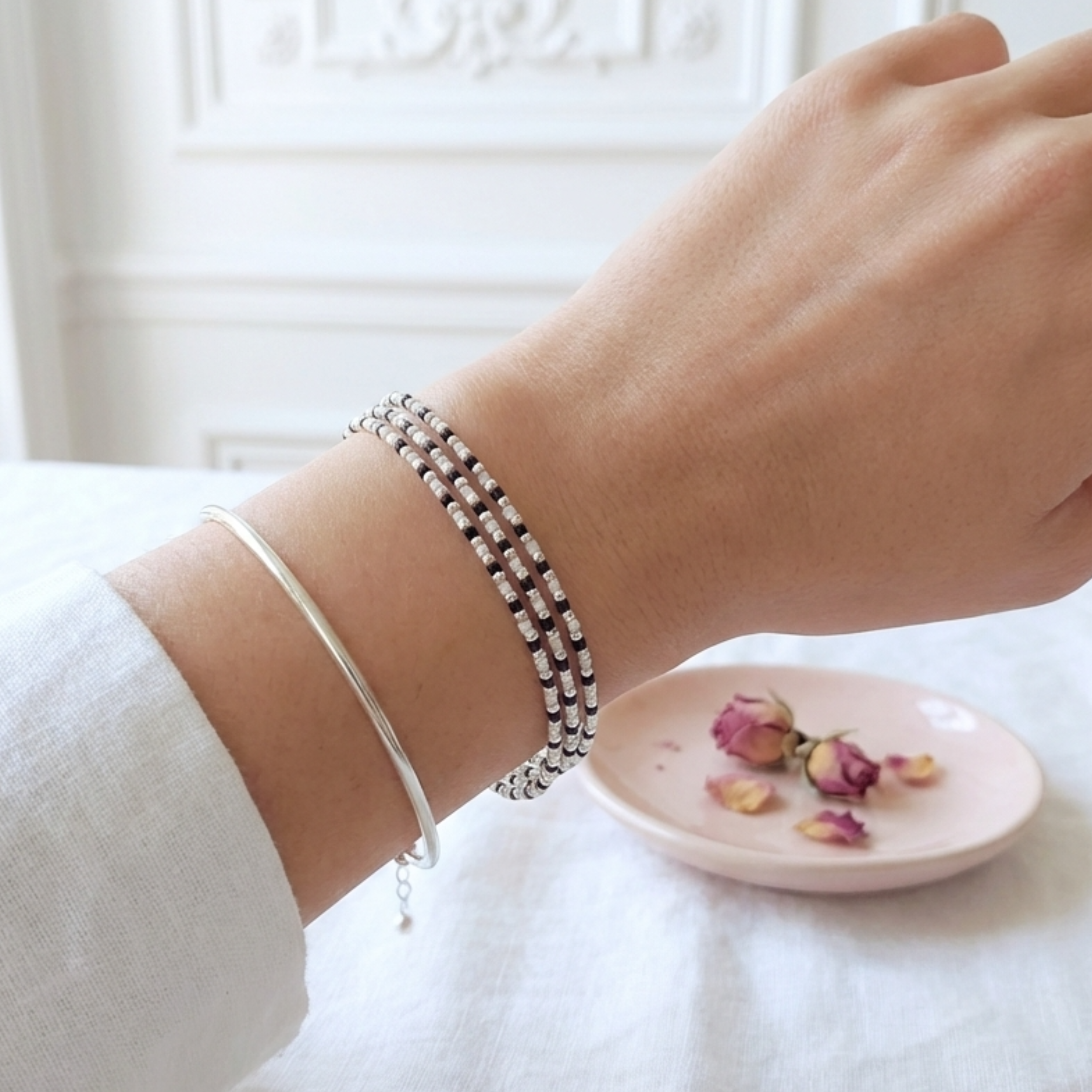 bracelet-argent-massif-925-triple-tours-miyuki-perles-japonaises-linsolente-bijoux