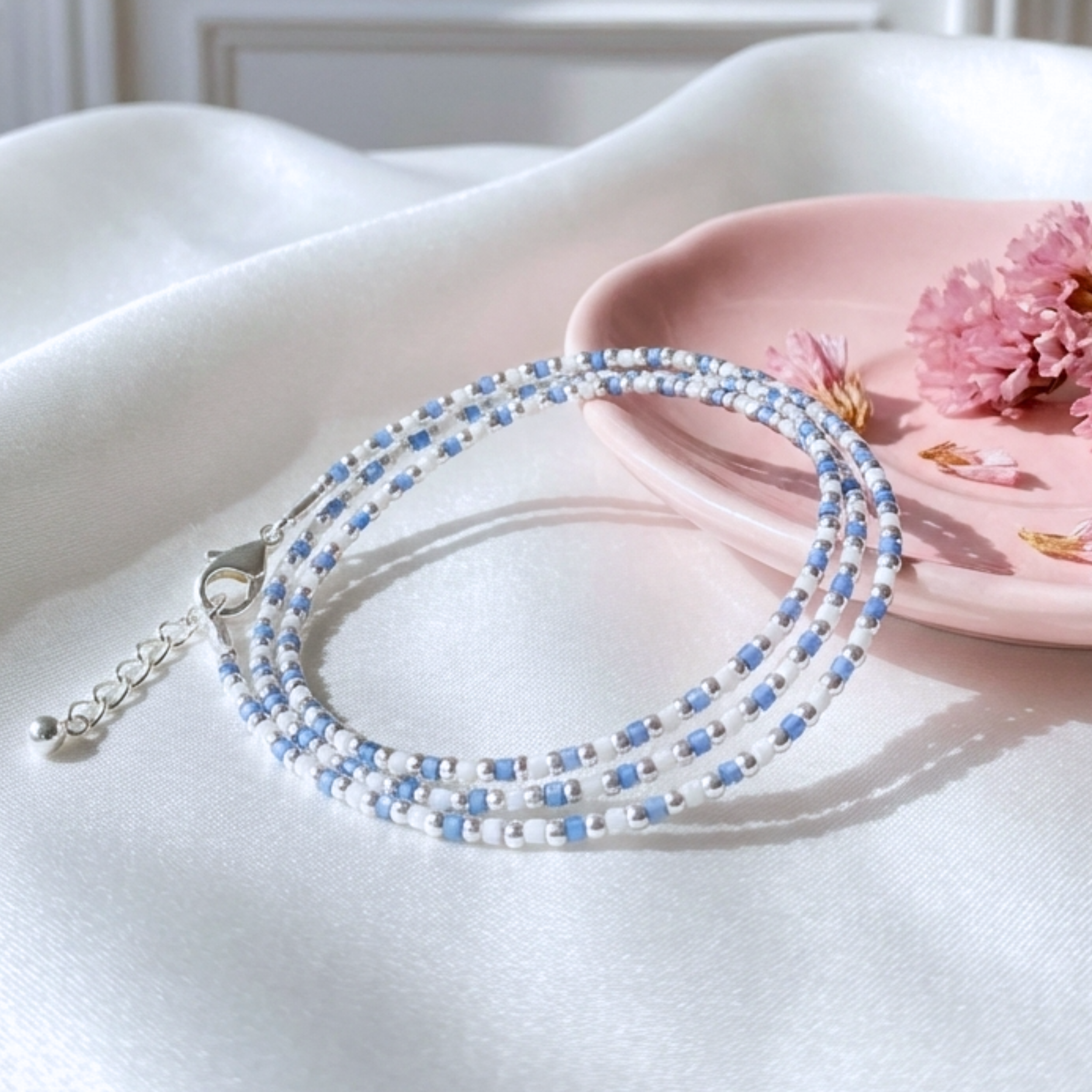bracelet-argent-massif-925-triple-rangs-perles-miyuki-bleue-l-insolente-bijoux