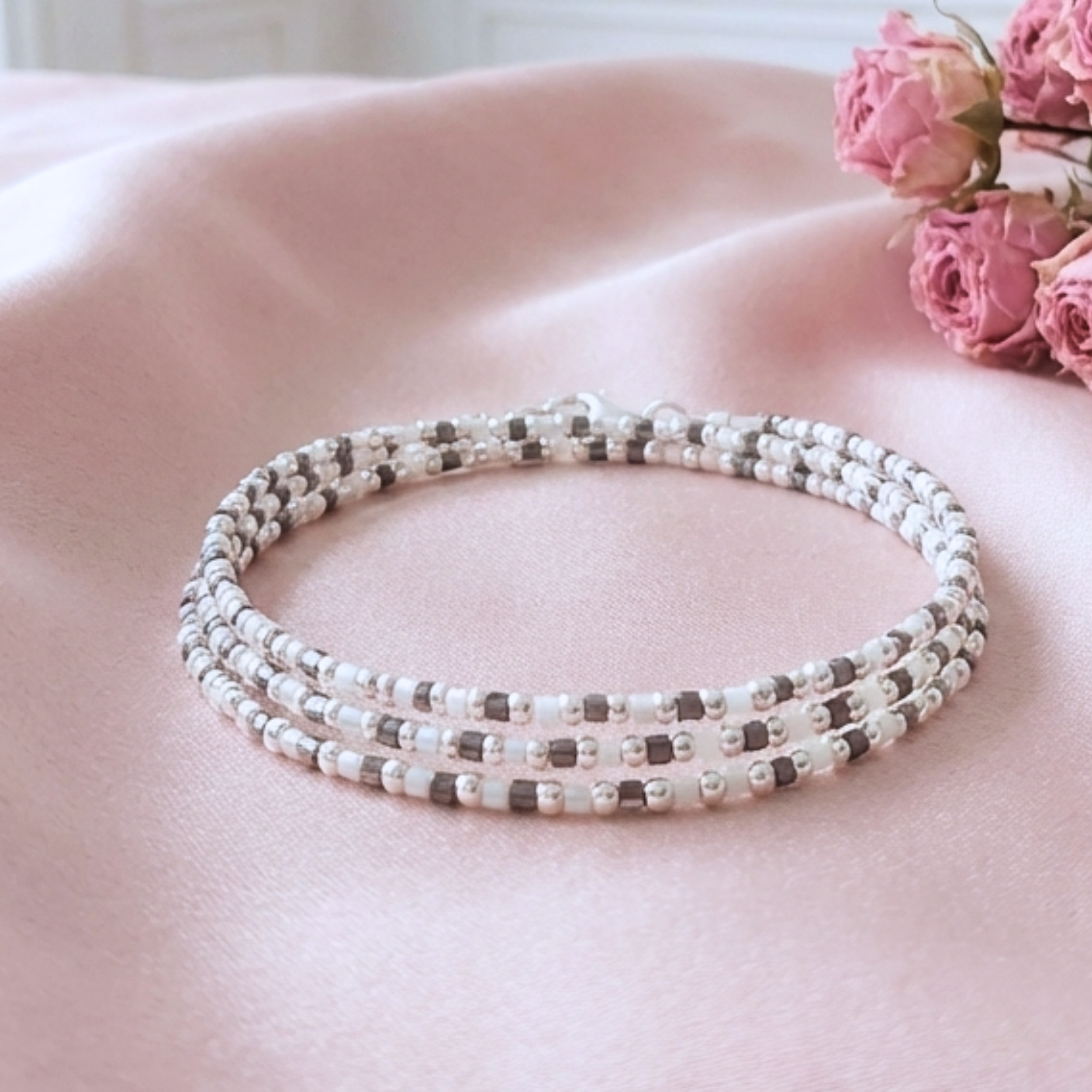 bracelet-argent-massif-925-femme-3-tours-perles-miyuki-gris-linsolente-bijoux