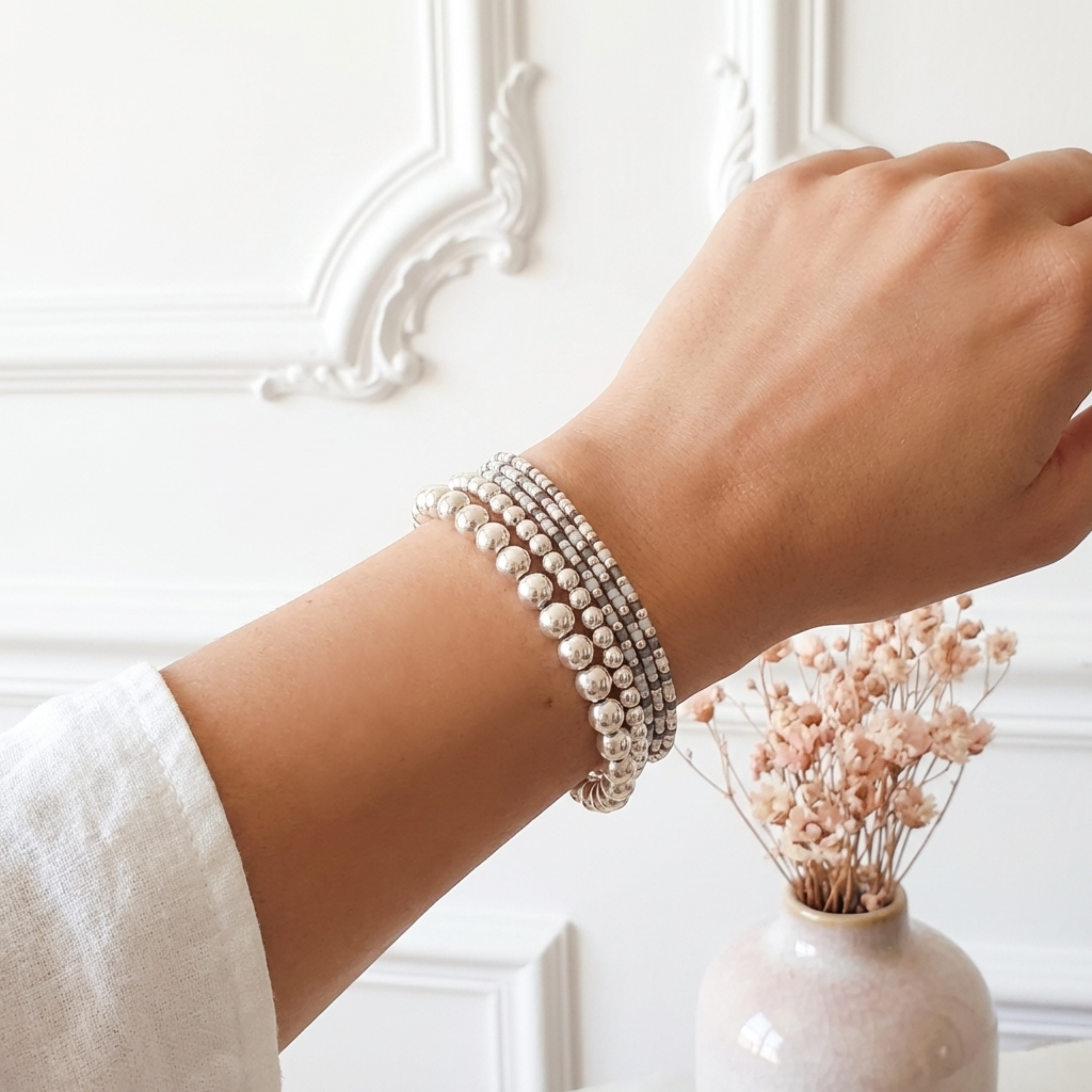 bracelet-argent-massif-925-femme-triple-tours-perles-miyuki-grises-l-insolente-bijoux