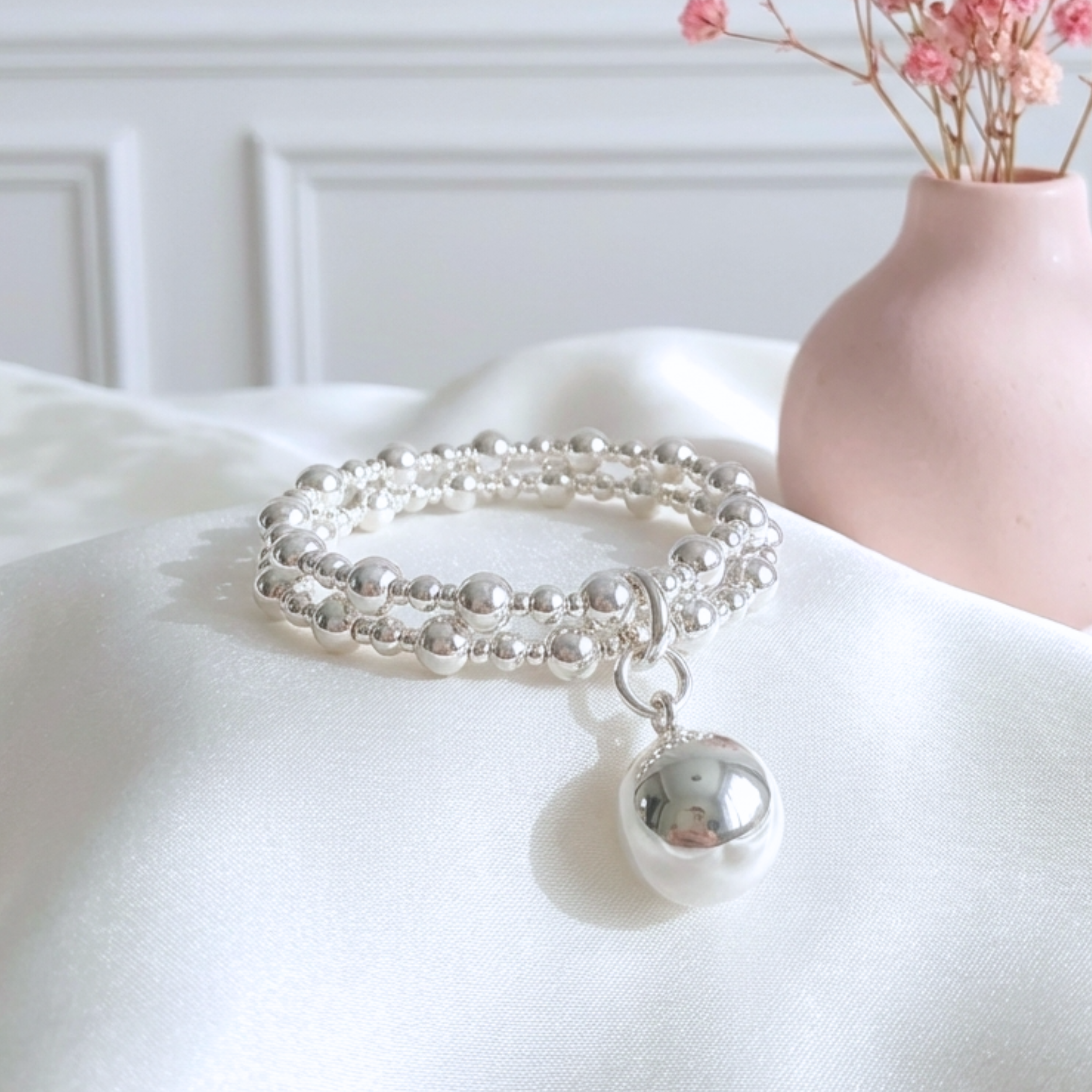 bracelet-femme-argent-massif-925-double-rangs-boule-perles-l-insolente-bijoux-français