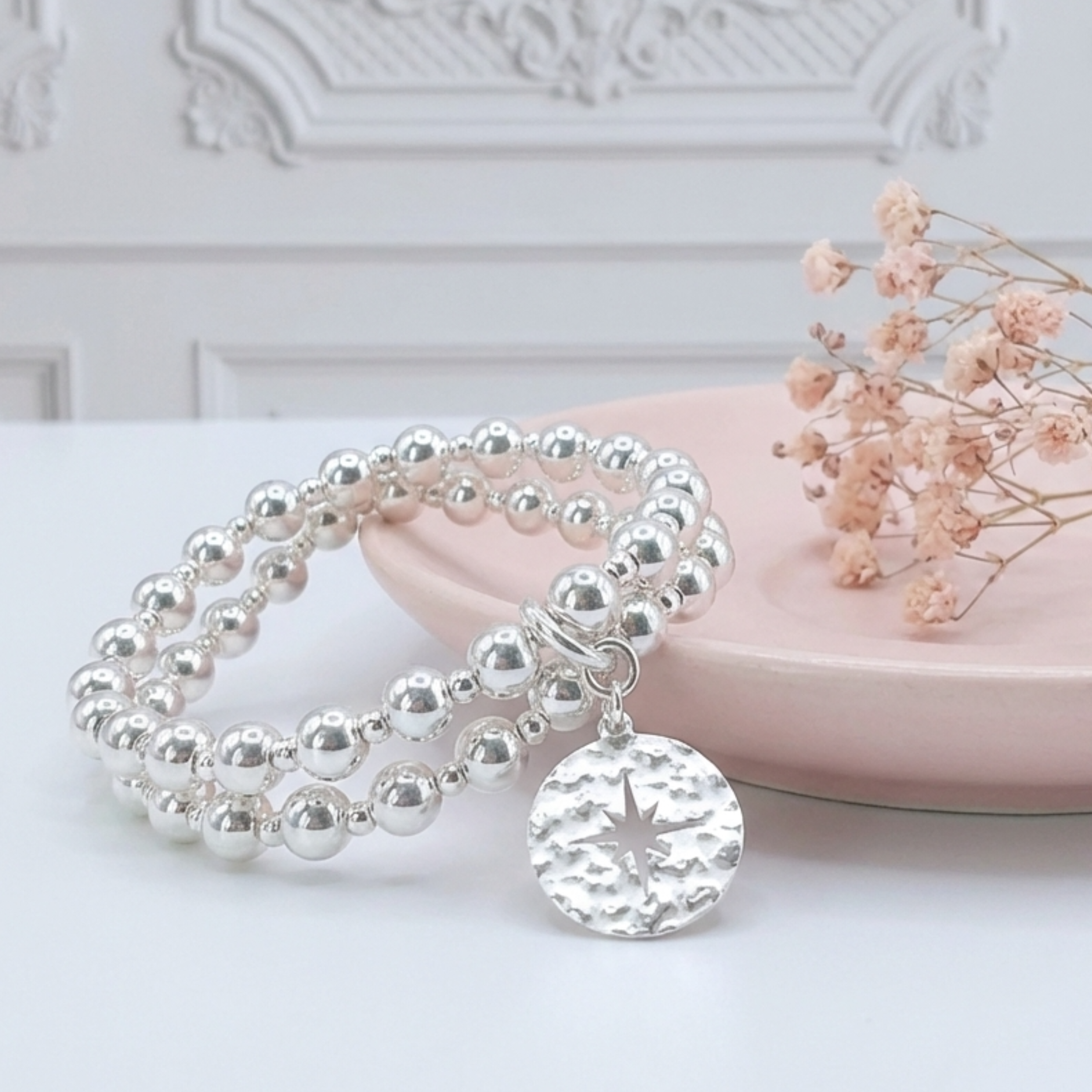 bracelet-argent-massif-925-elastique-double-rangs-etoile-polaire-l-insolente-bijoux