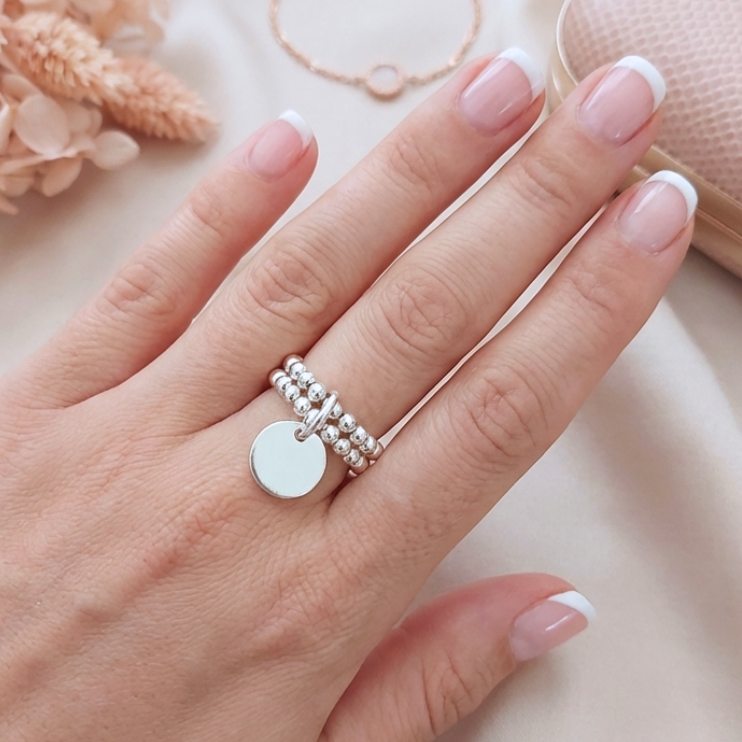 bague-perles-argent-massif-925-medaille-elastique-2-rangs-linsolente-bijoux