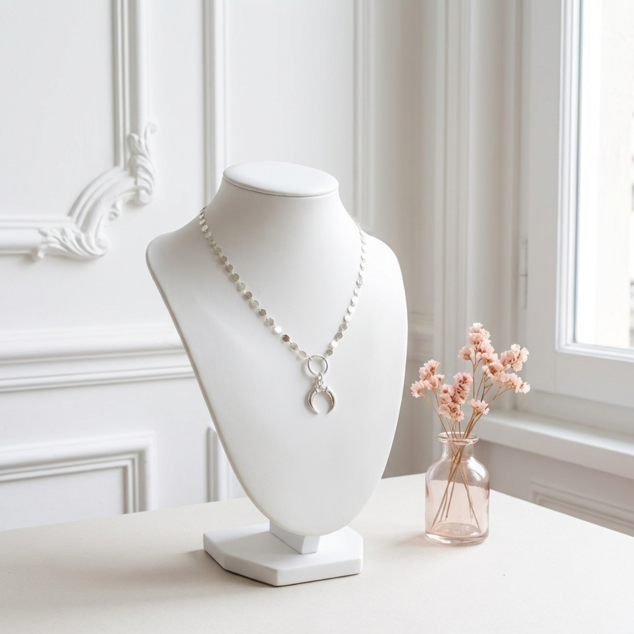 collier-argent-massif-925-femme-pastille--pendentif-corne-l-insolente-bijoux