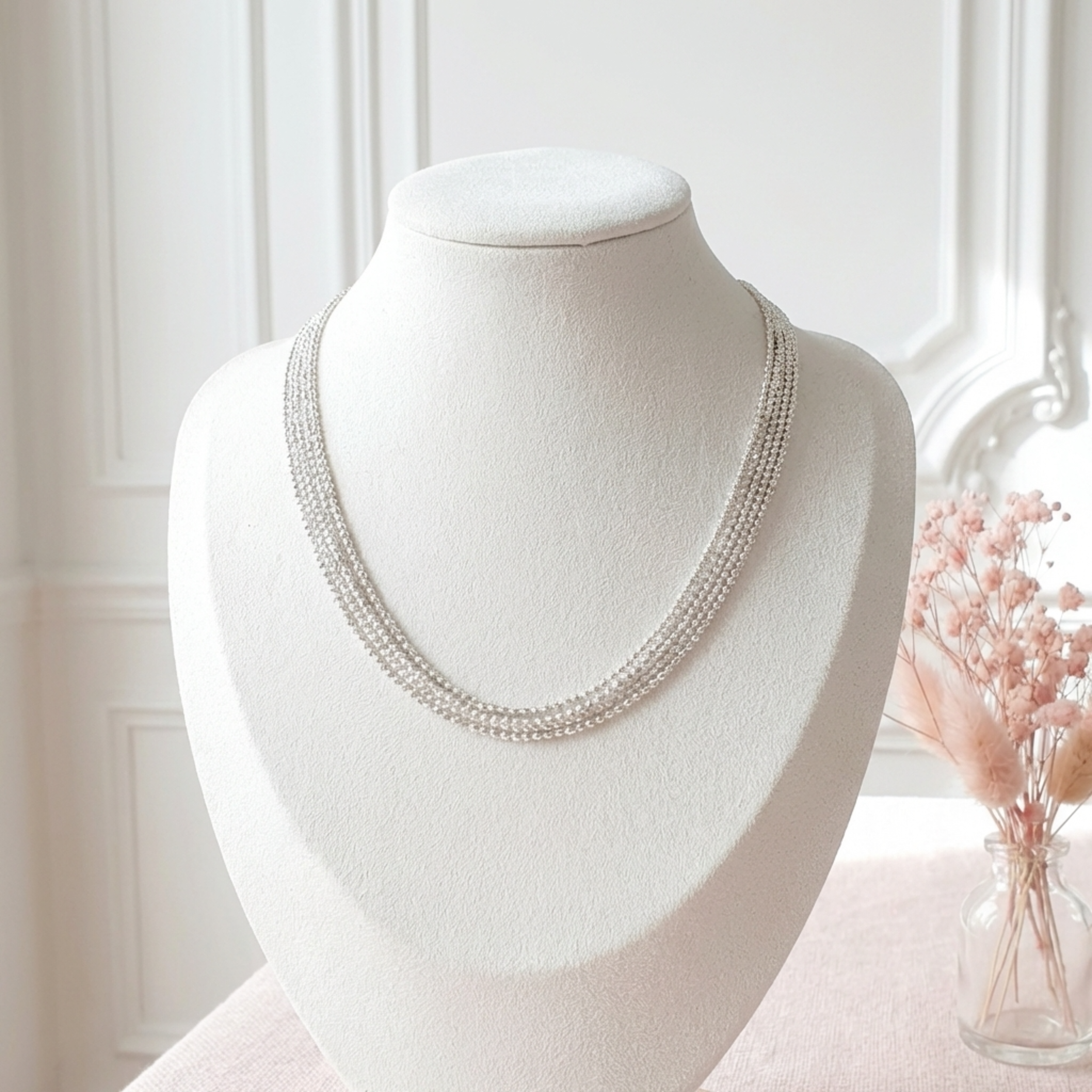 collier-argent-massif-925-multirangs-chaines-brillantes-linsolente-bijoux