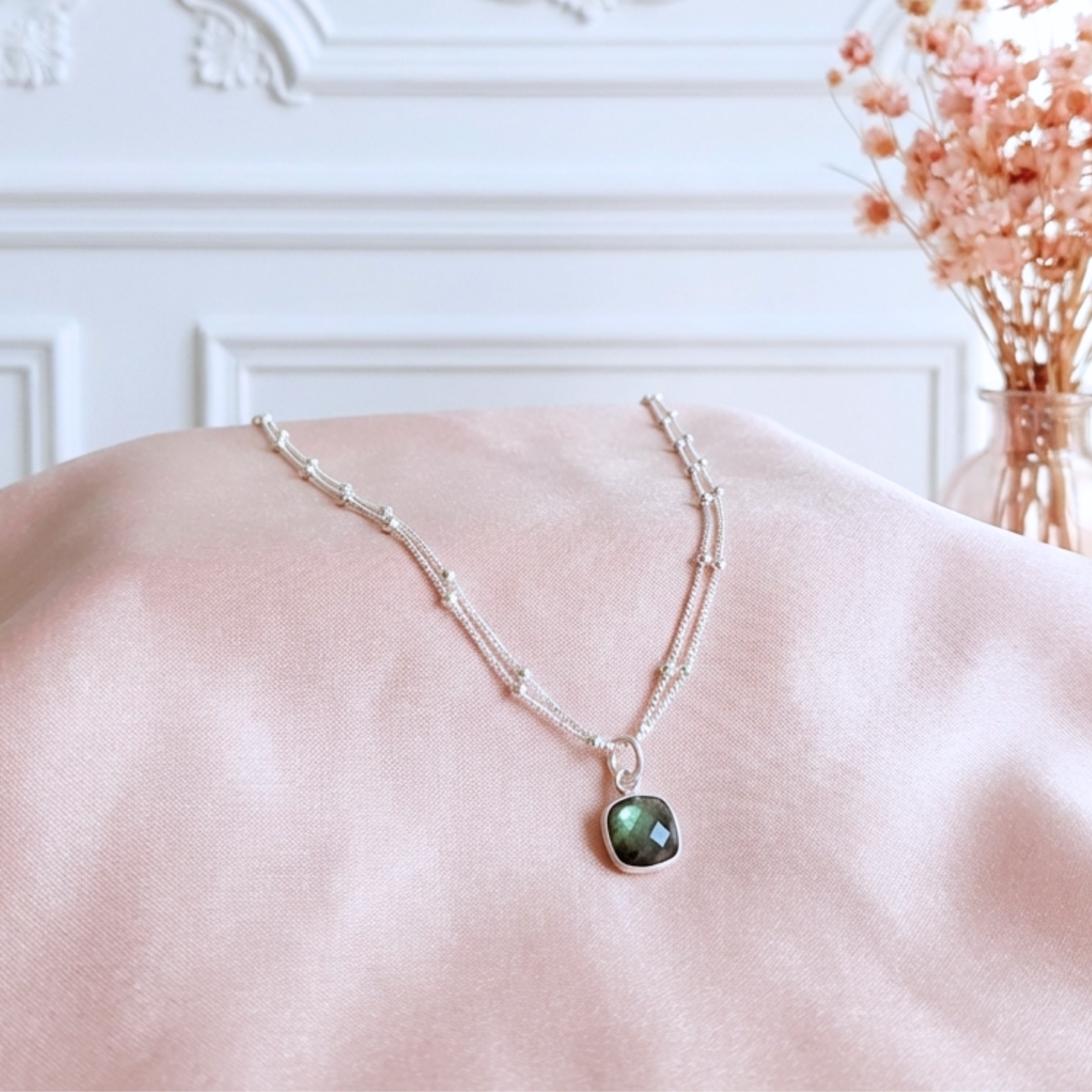 collier-argent-massif-925-femme-chaine-perle-pendentif-labradorite-veritable-lithotherapie-linsolente-bijoux