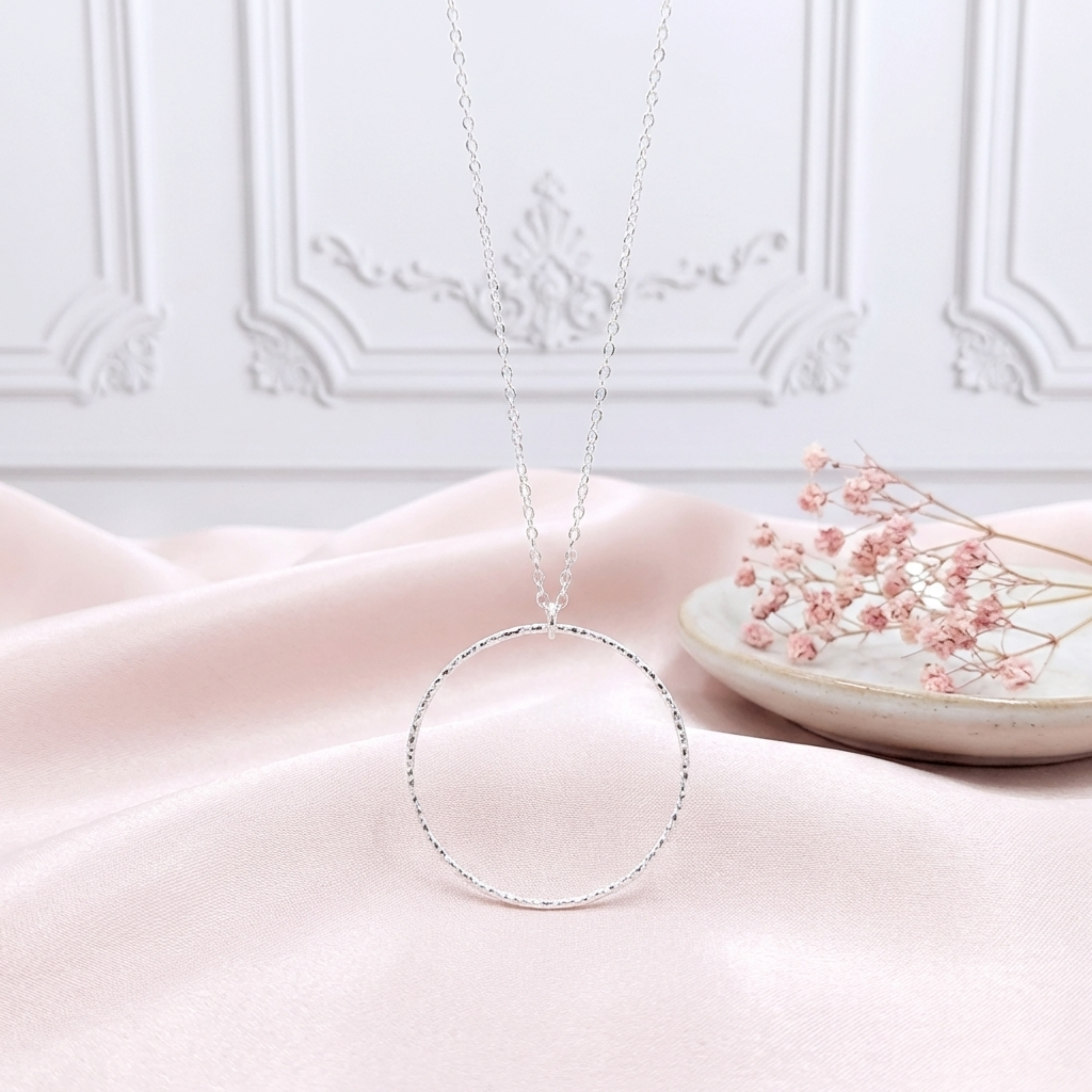 collier-argent-massif-925-femme-cercle-diamanté-linsolente-bijoux