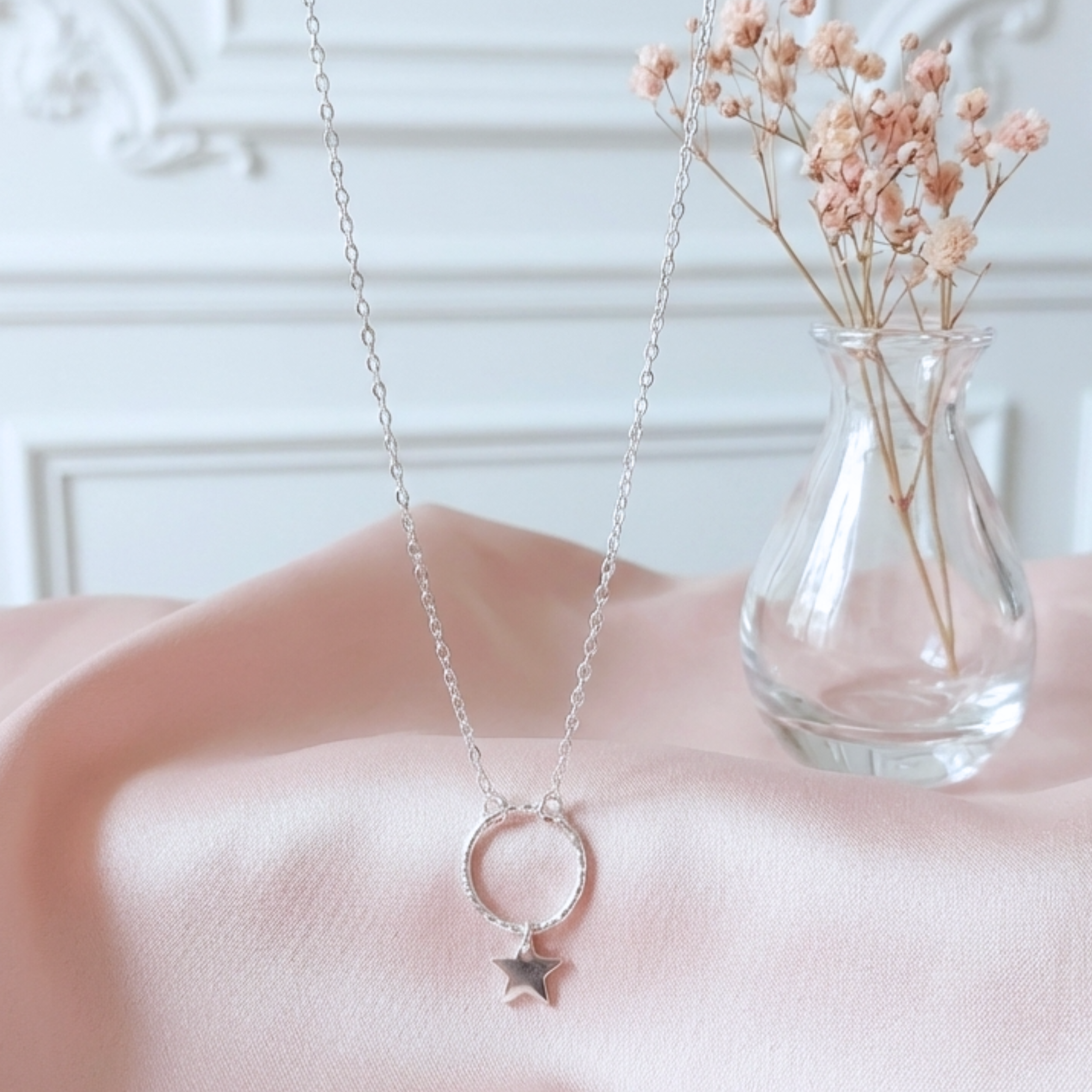collier-argent-massif-925-cercle-diamanté-etoile-l-insolente-bijoux