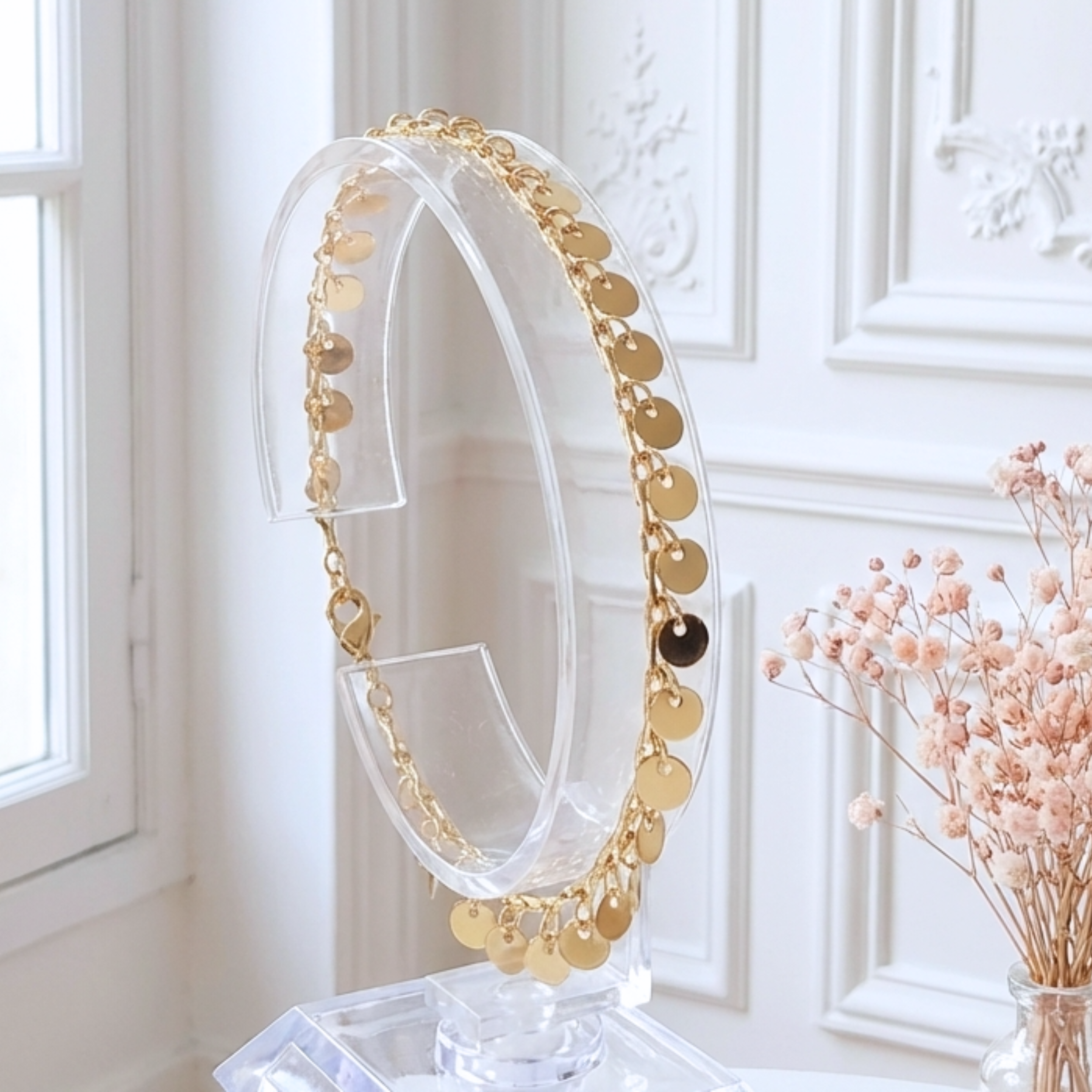 bracelet-doré-femme-pampilles-pastilles-breloques-doré-24-carats-linsolente-bijoux