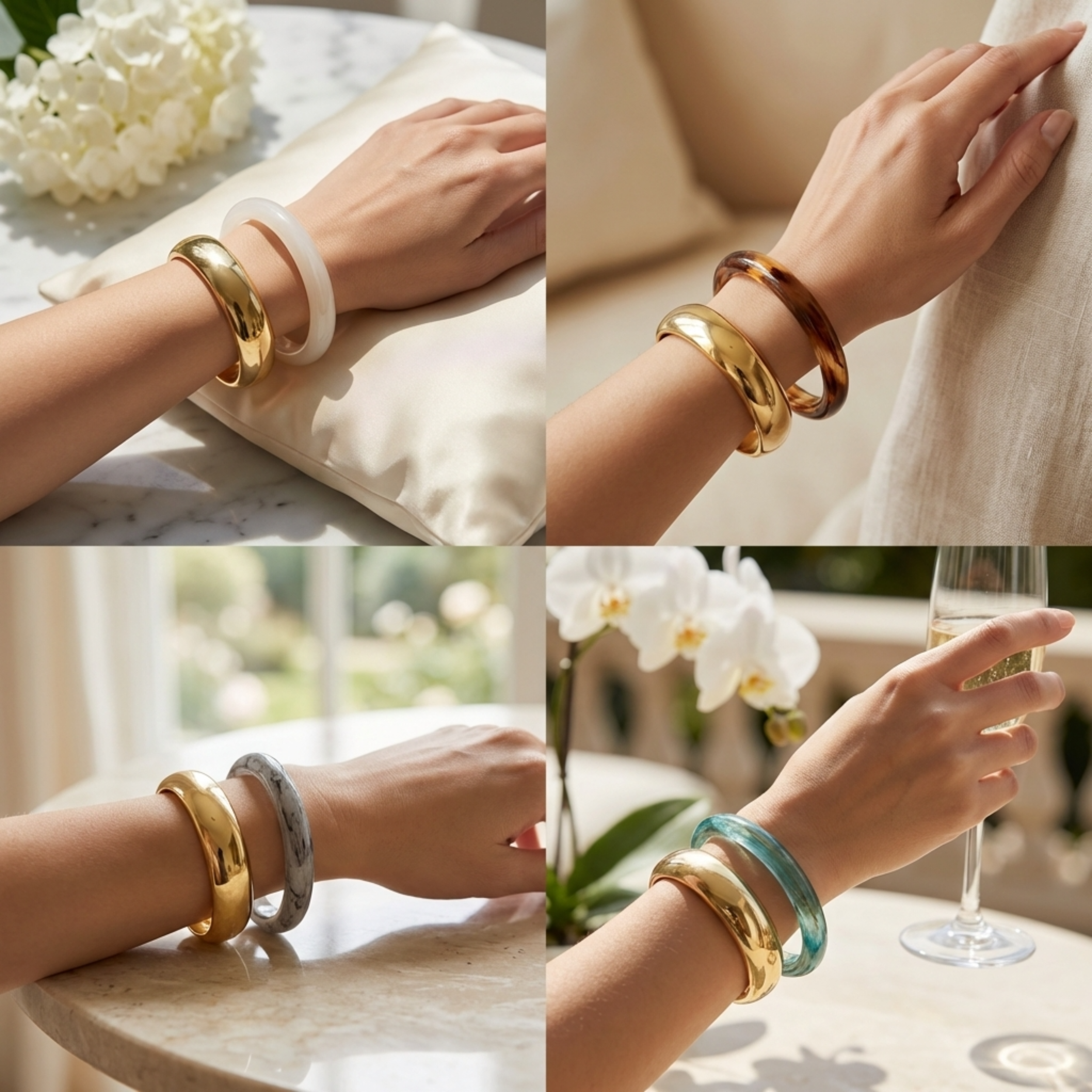 Bracelet soleil ethnique en argent – Elise et moi
