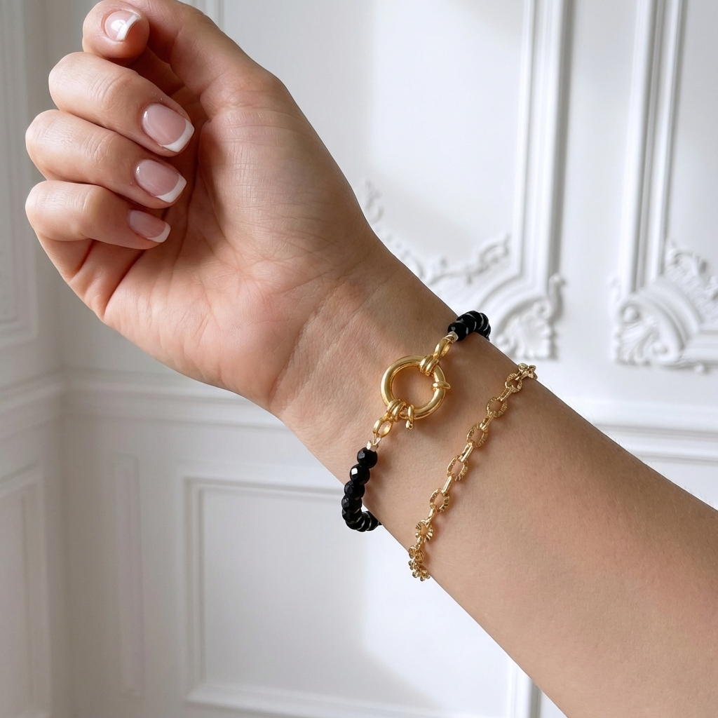 bracelet-acier-inoxydable-spinelle-noire-femme-l-insolente-bijoux (5)