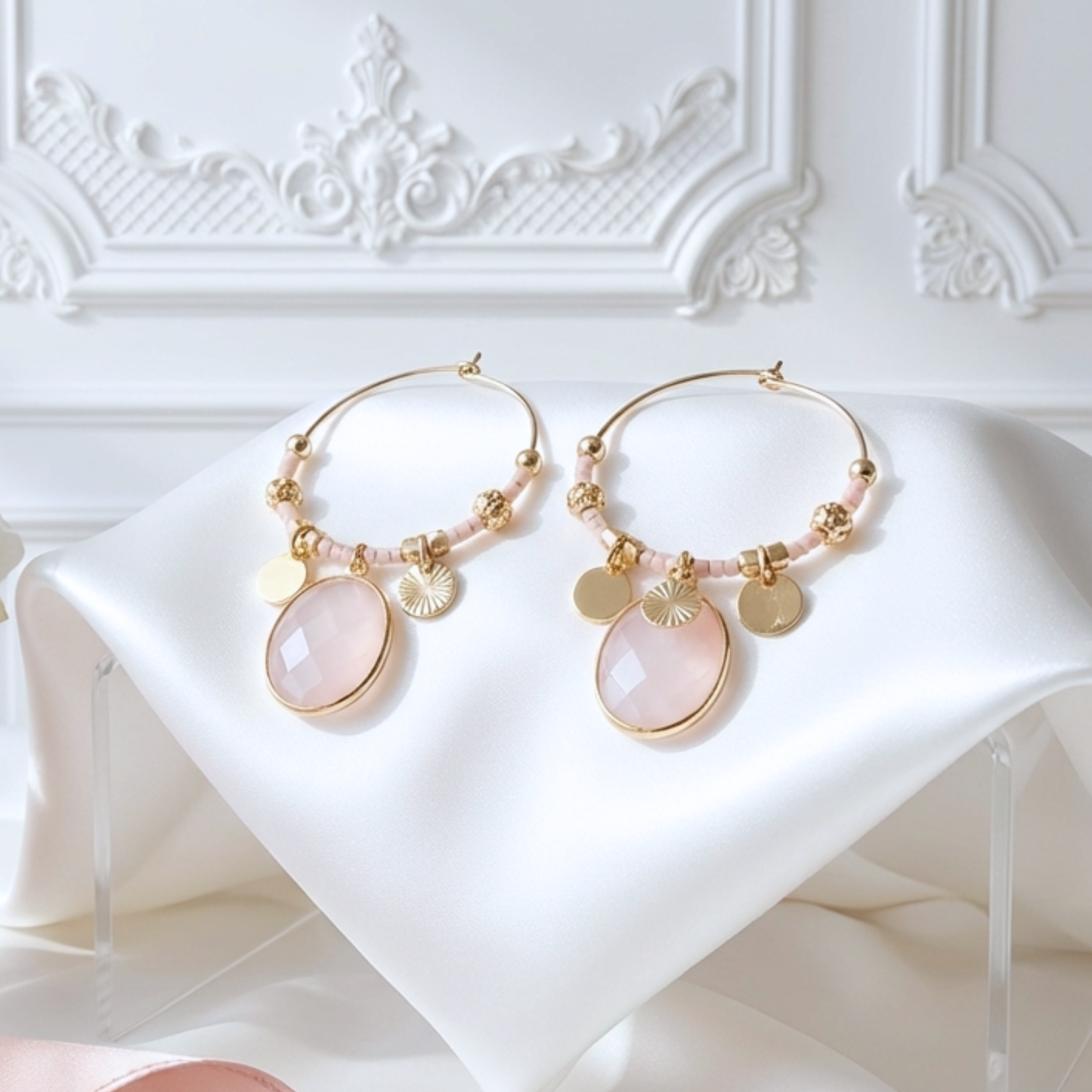 boucles-d-oreilles-creoles-gold-filled-quartz-rose-veritable-linsolente-bijoux (6)