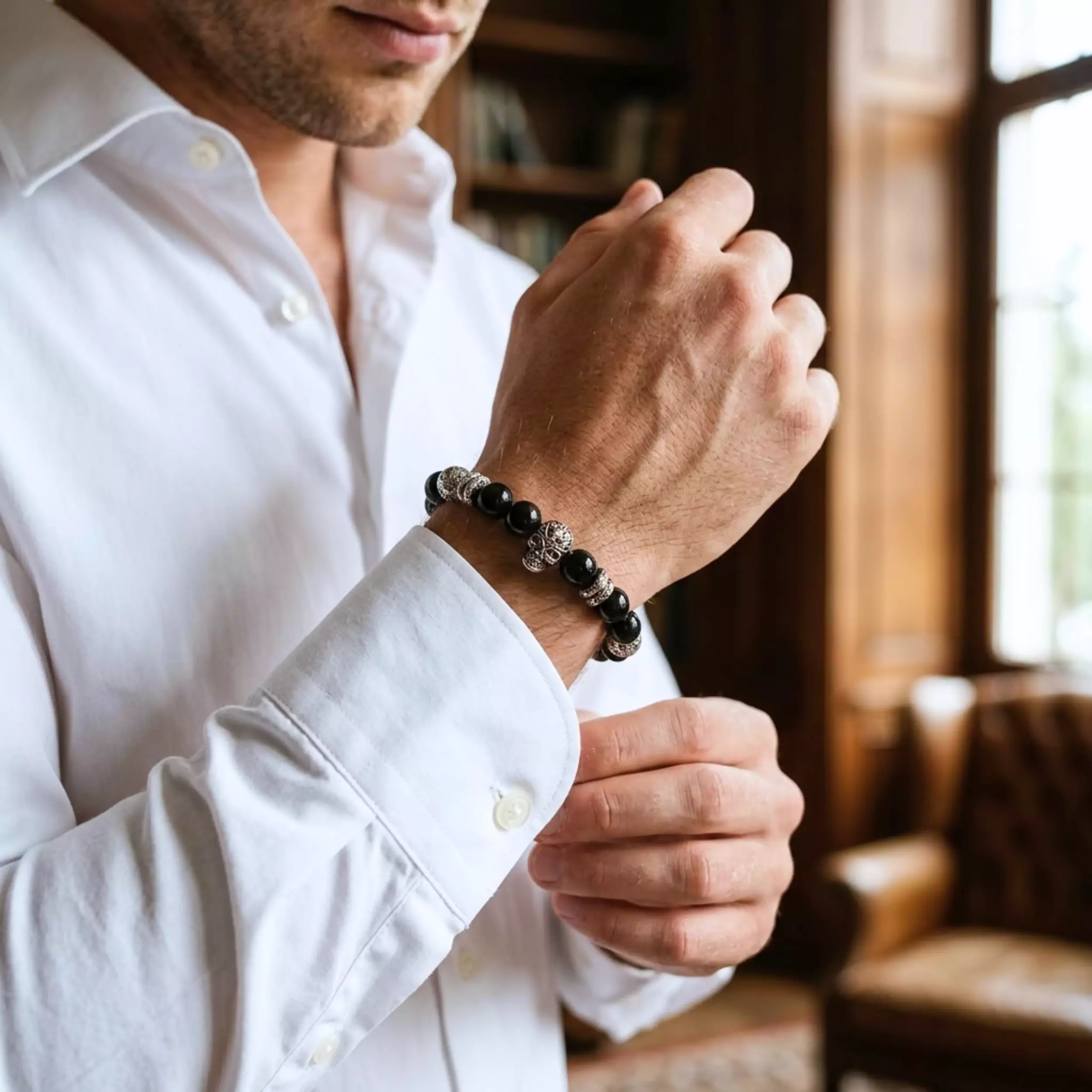 Bracelet homme JULES en argent 925 — L'Insolente Bijoux