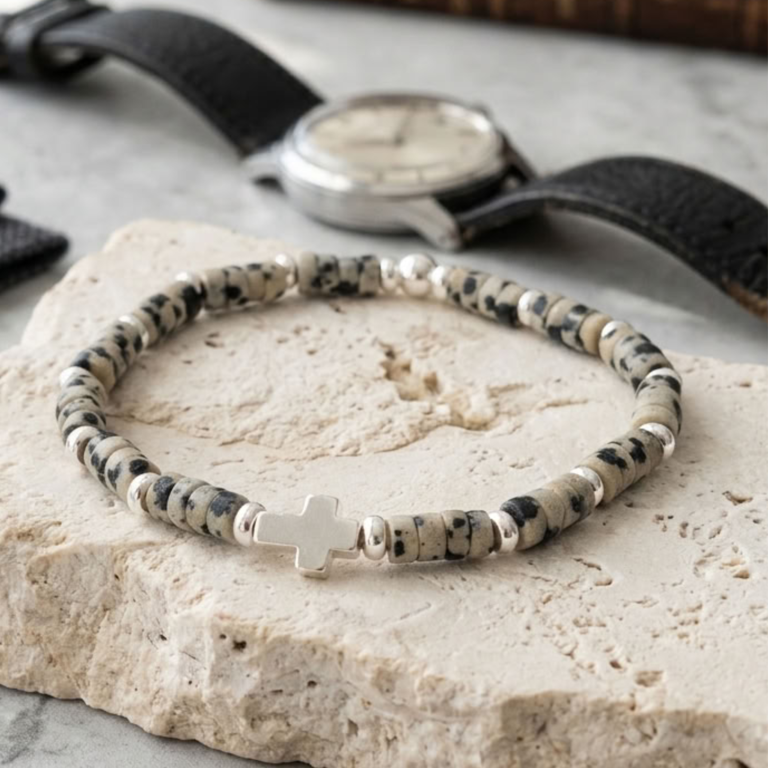 bracelet-homme-argent-massif-925-jaspe-croix-lithotherapie-elastique-linsolente-bijoux