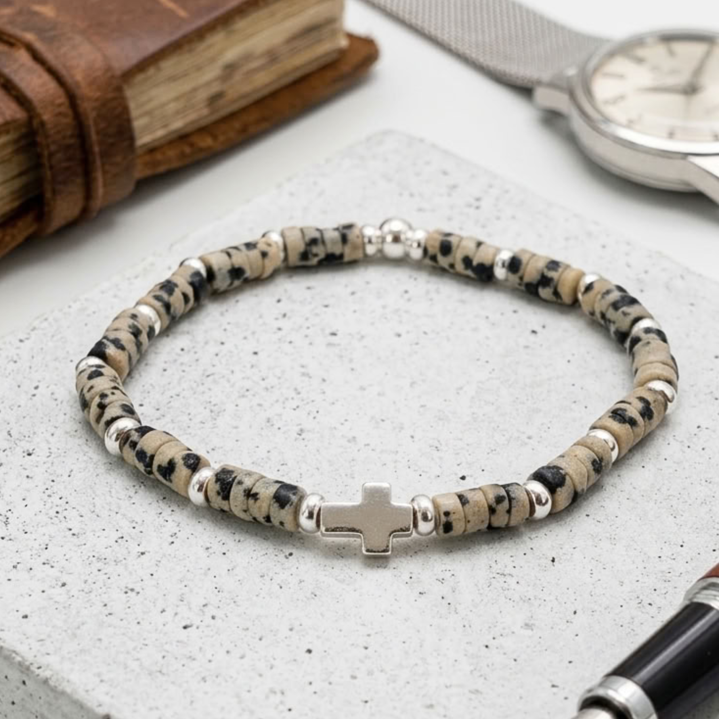 bracelet-homme-argent-925-massif-jaspe-croix-lithotherapie-elastique-l-insolente-bijoux