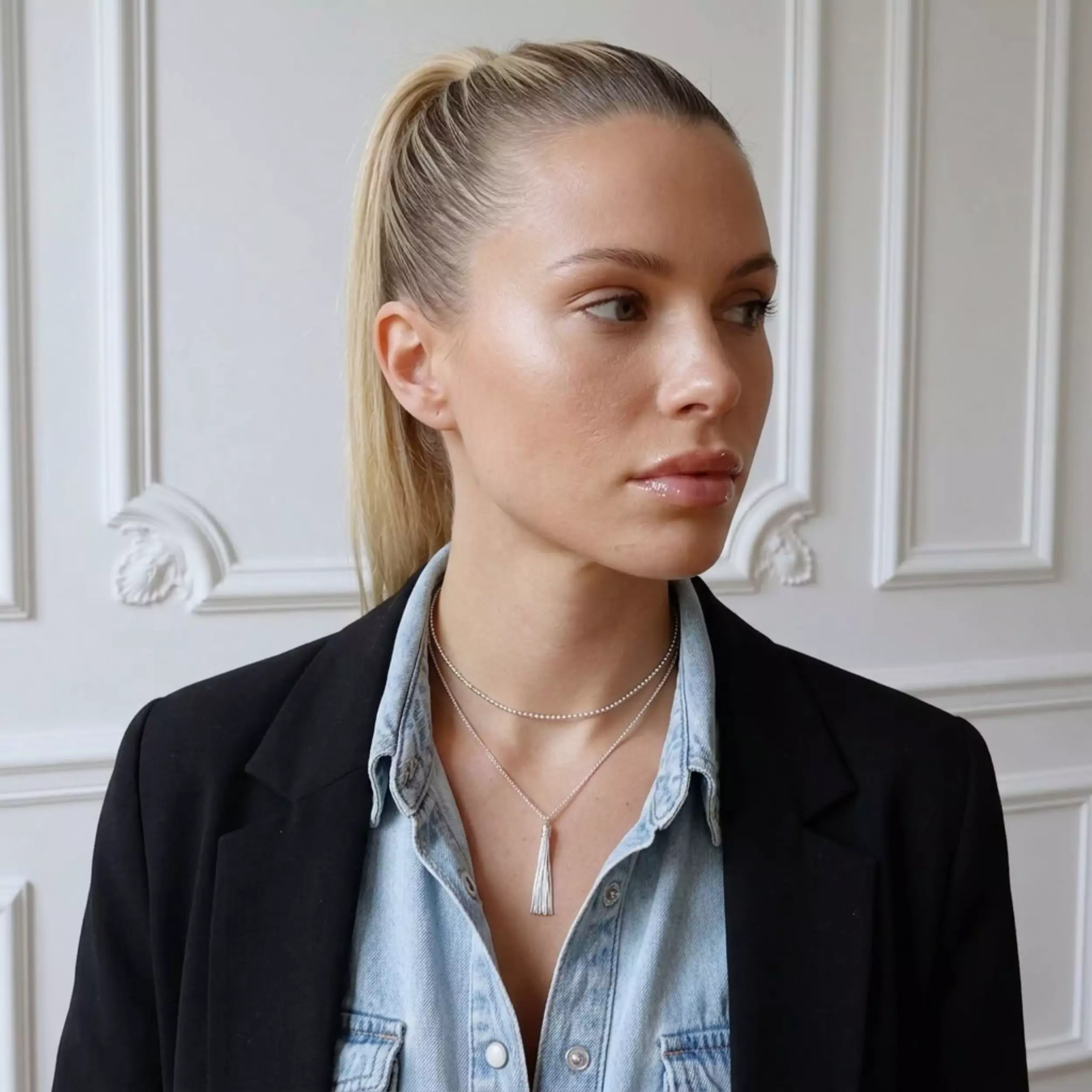 Collier VALENTINE en argent 925 — L'Insolente Bijoux