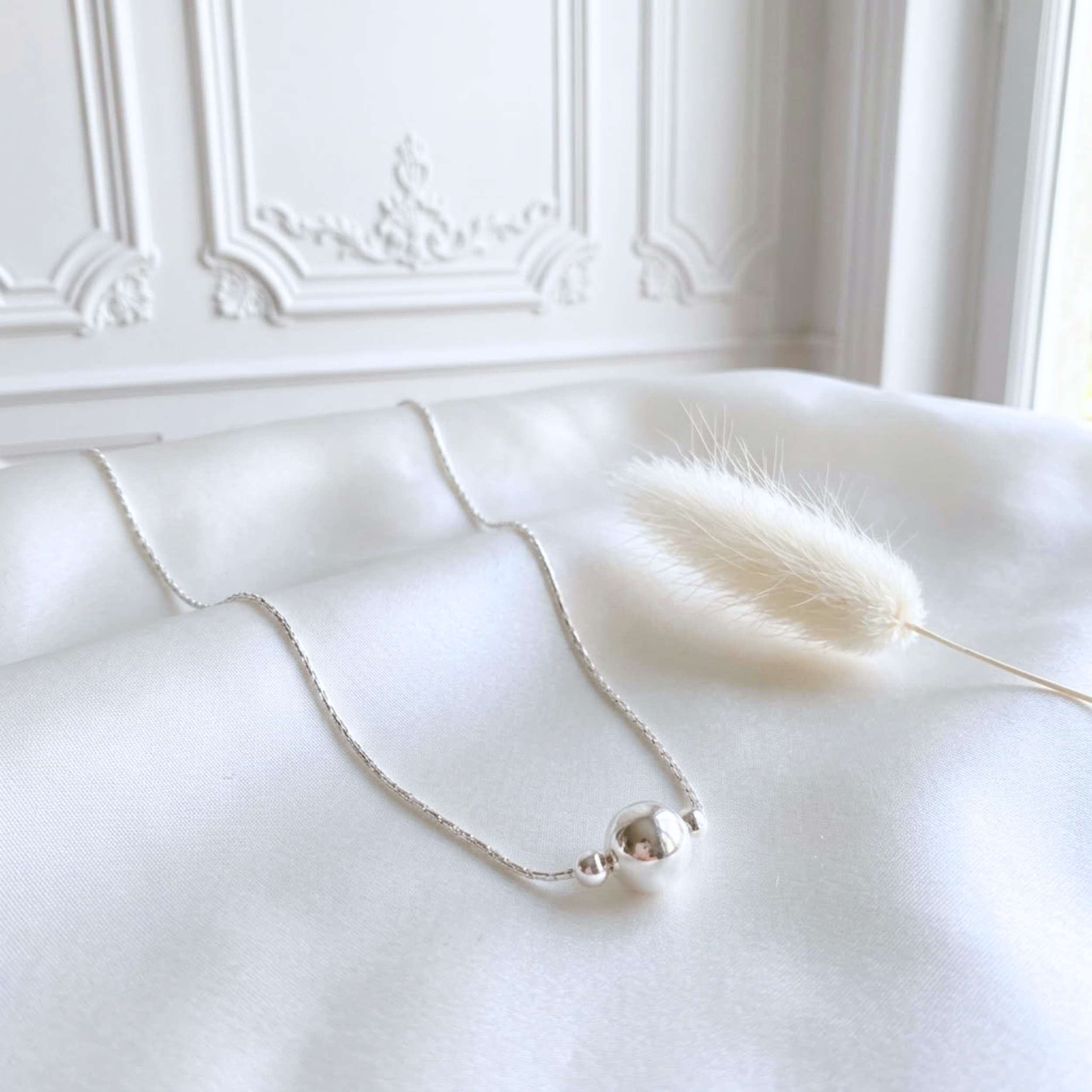 collier-femme-argent-925-massif-boule-perle-linsolente-bijoux