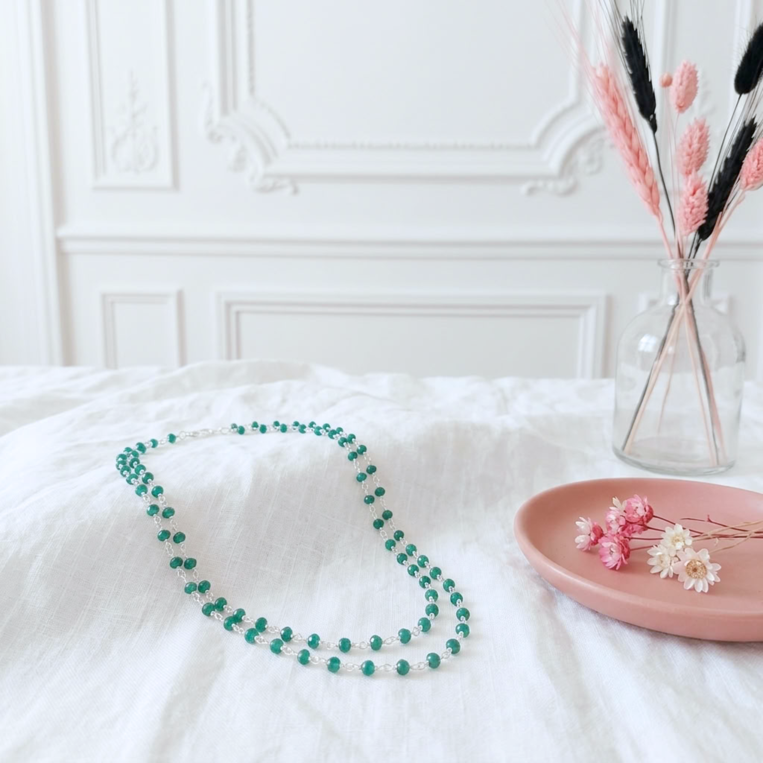 collier-argent-925-massif-double-rangs-chaine-rosaire-jade-verte-l-insolente-bijoux (4)