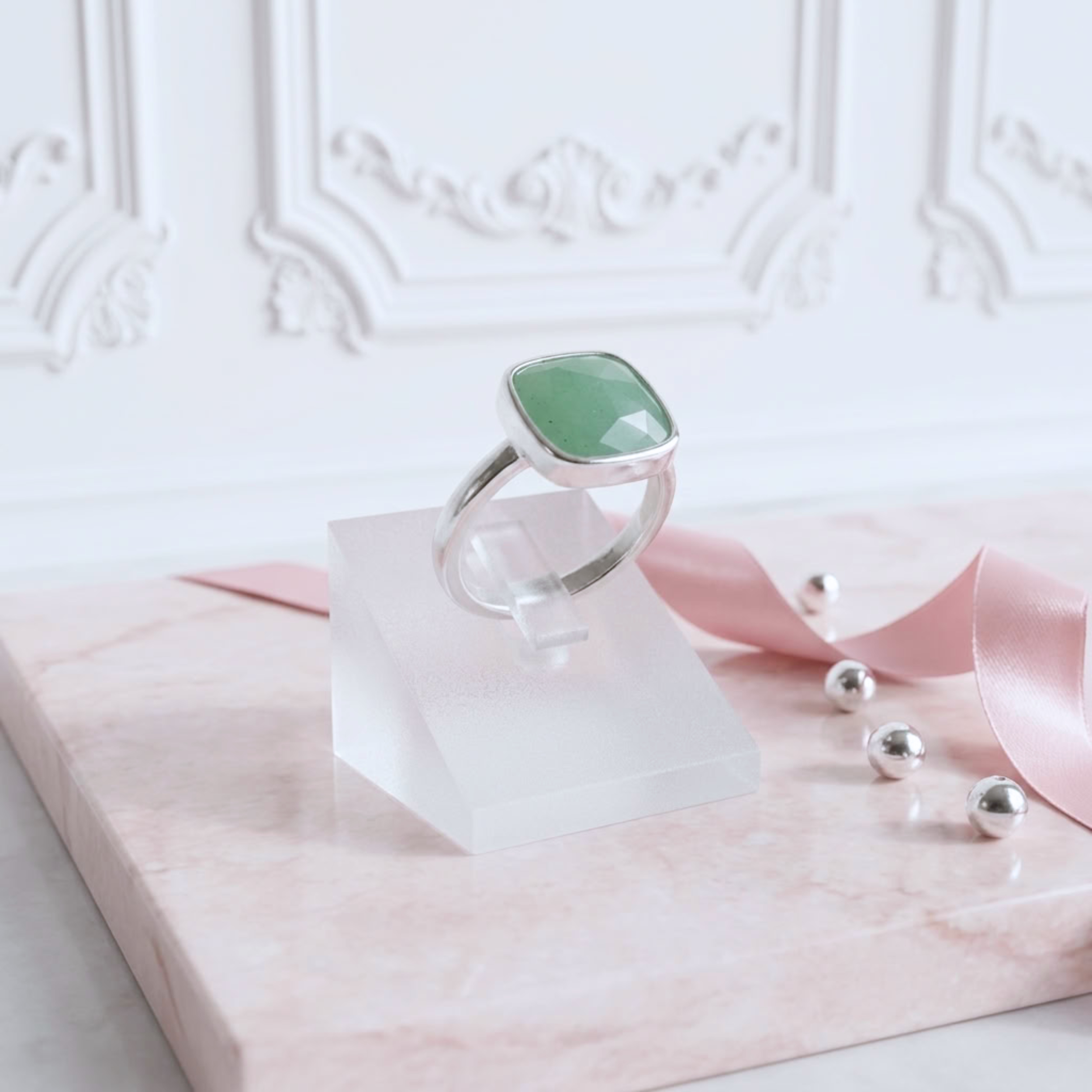bague-argent-925-massif-lithotherapie-reglable-ajustable-cabochon-aventurine-veritable-linsolente-bijoux