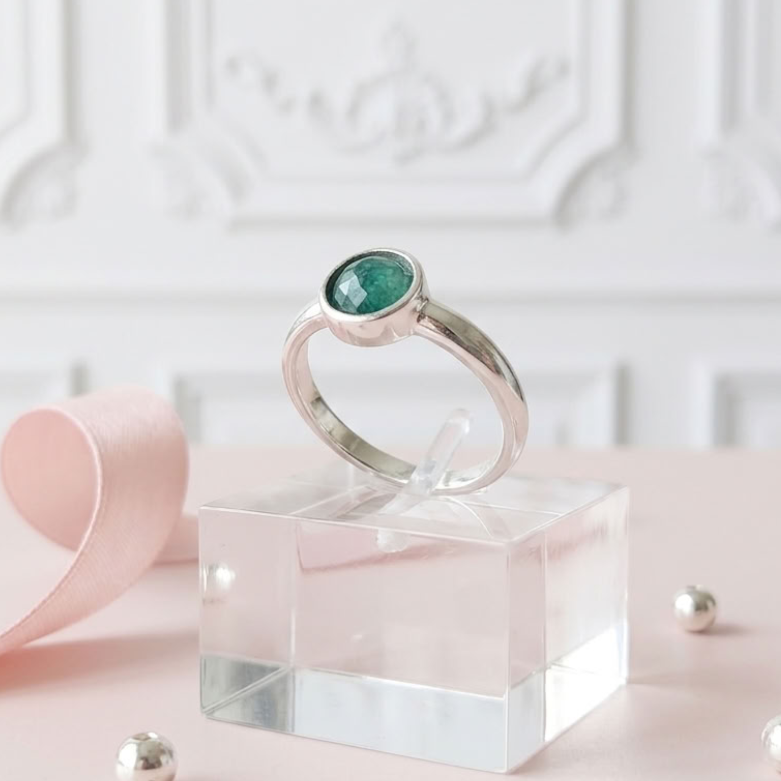 bague-argent-925-massif-femme-ajustable-cabochon-aventurine-veritable-lithotherapie-l-insolente-bijoux