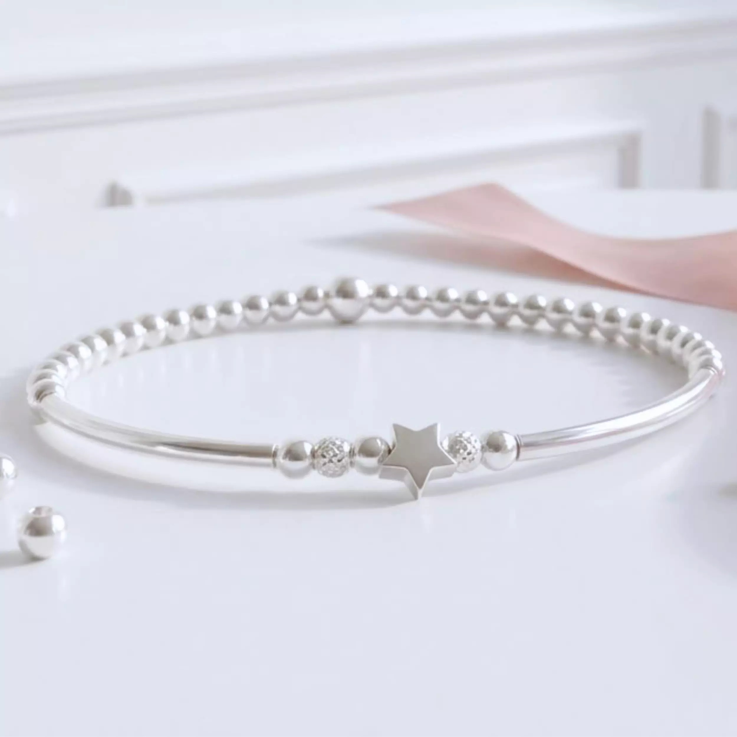 Bracelet ESTHER en argent 925 — L'Insolente Bijoux