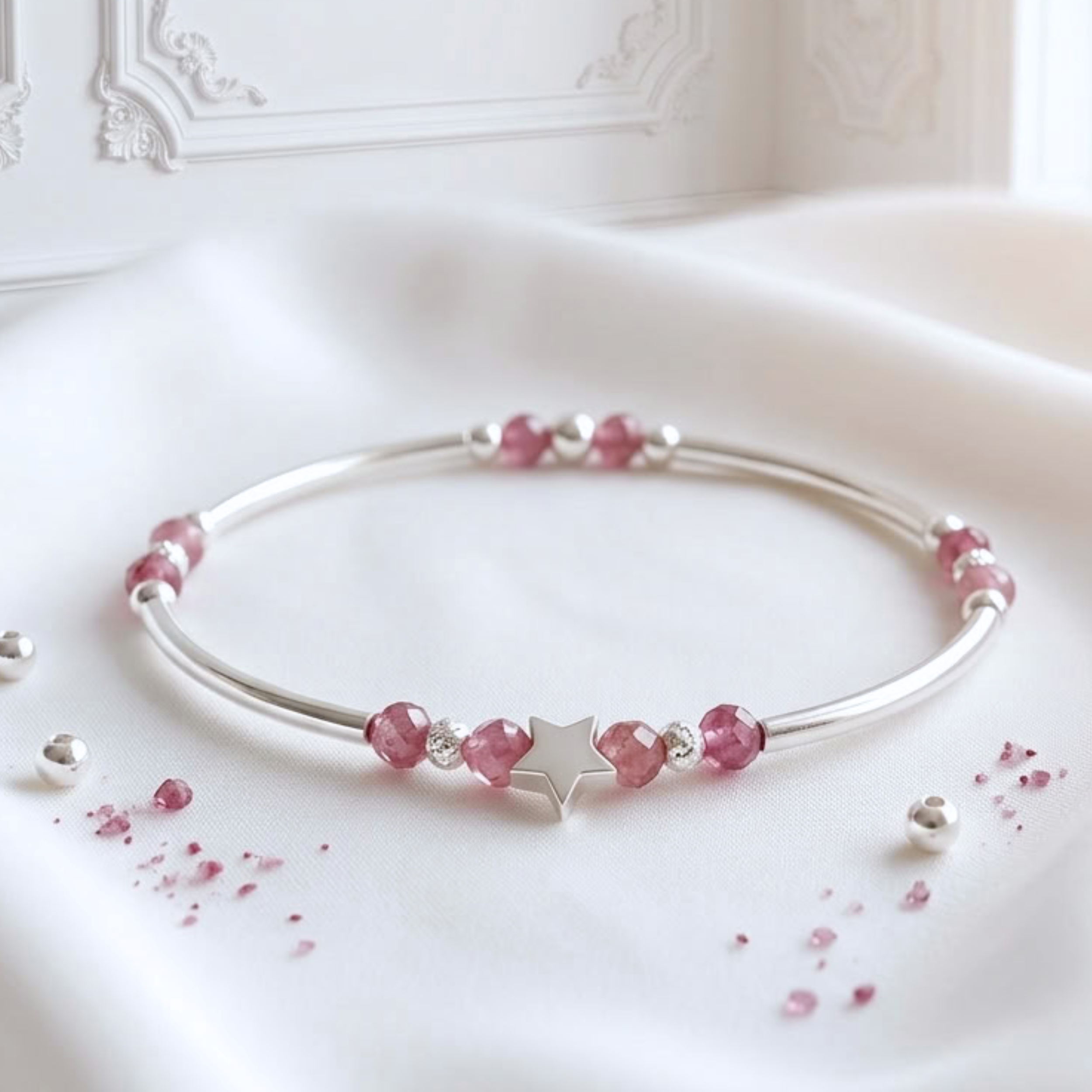 bracelet-argent-925-massif-jonc-elastique-lithotherapie-tourmaline-rose-veritable-gemme-l-insolente-bijoux