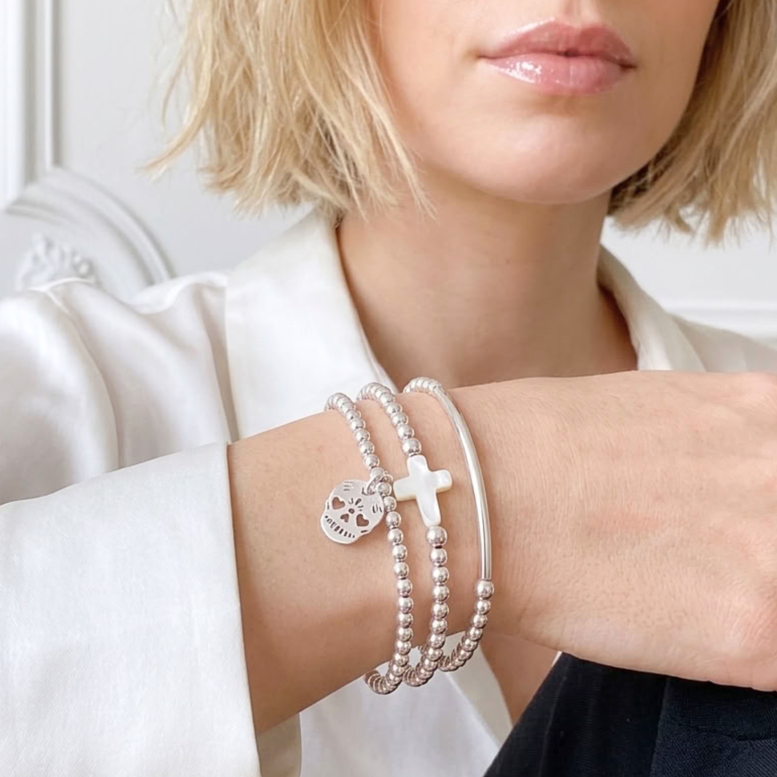 bracelet-femme-argent-925-massif-elastique-tube-perles-linsolente-bijoux