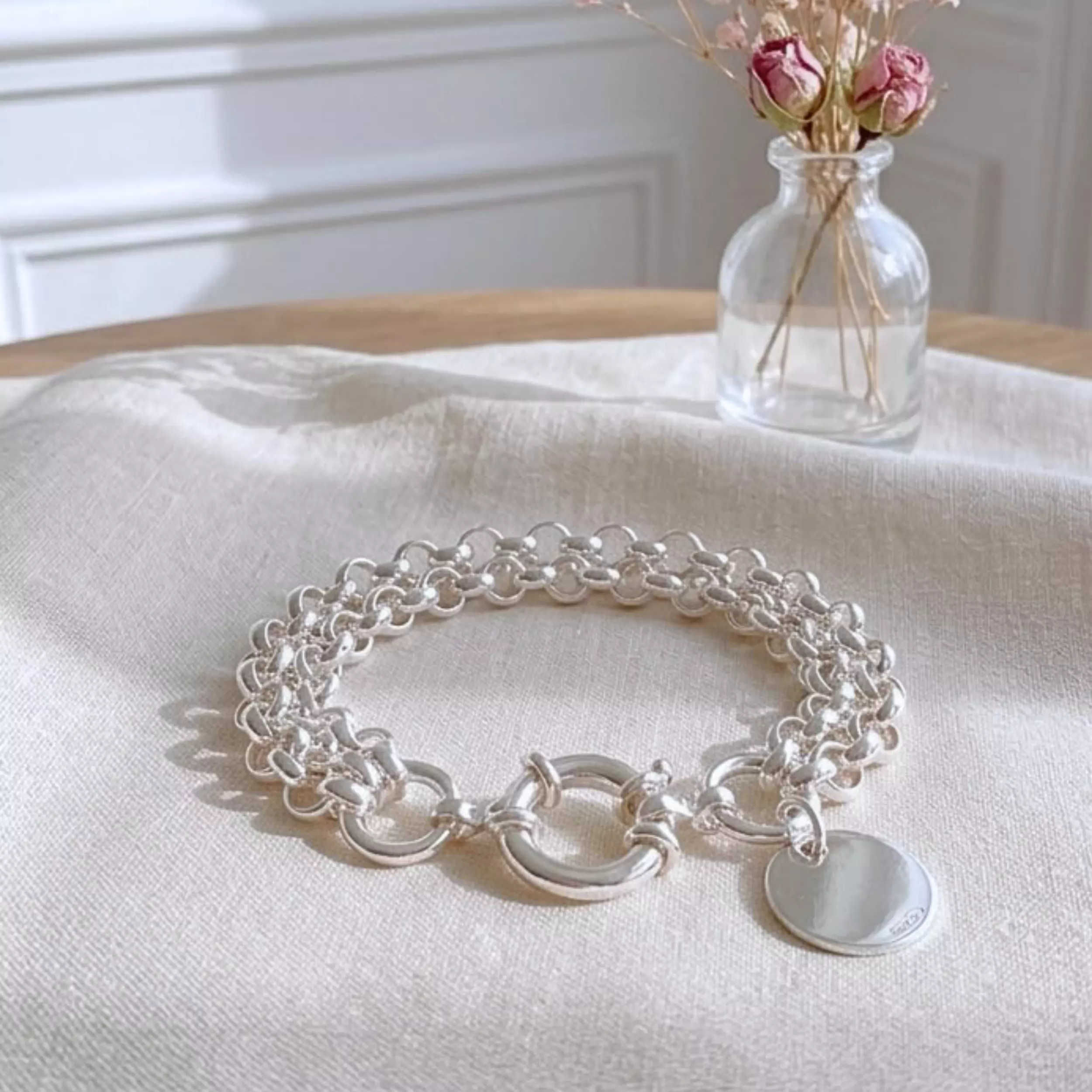 Bracelet JOY en argent 925 — L'Insolente Bijoux