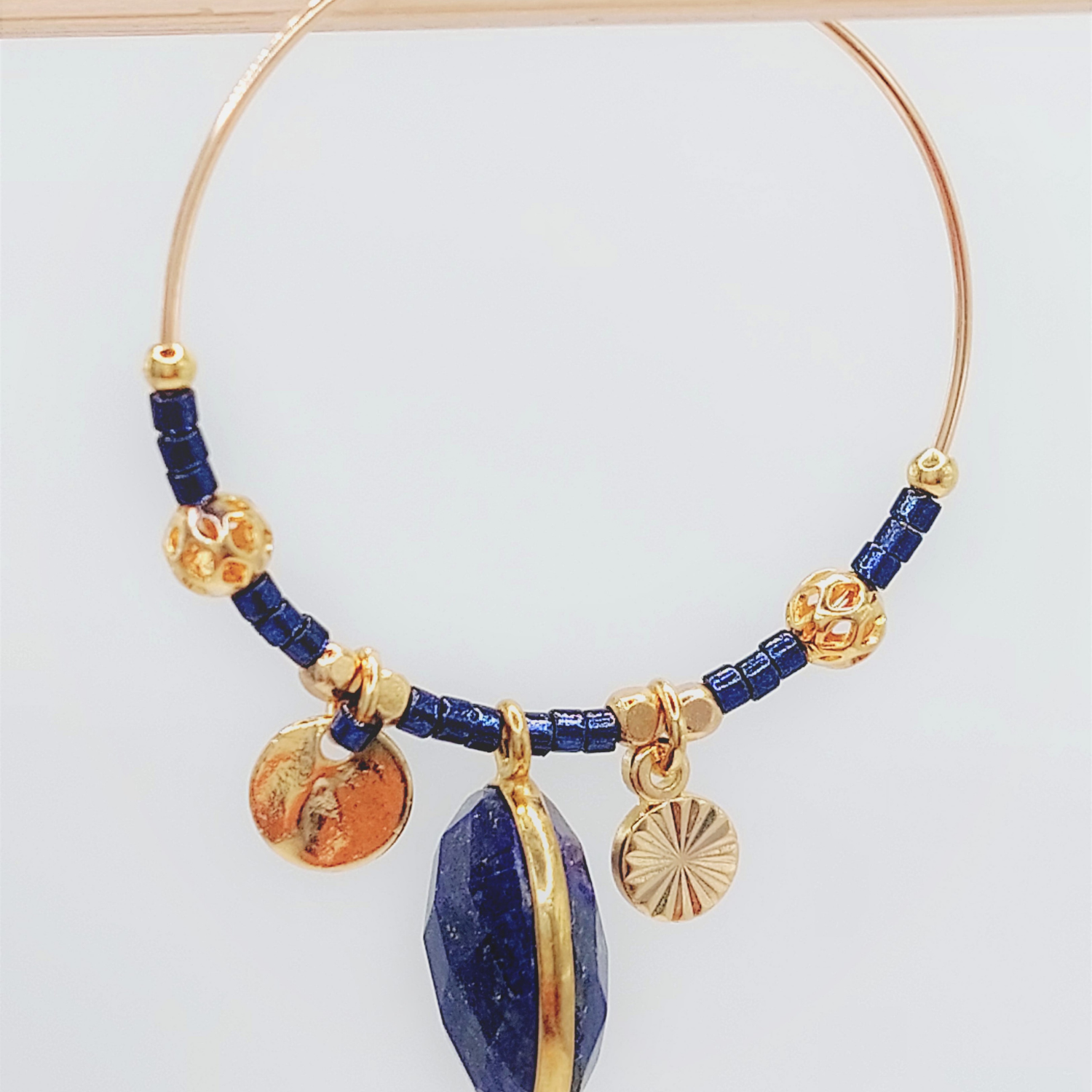 l-insolente-bijoux-boucle-d-oreille-creole-gold filled-lapis lazuli-3
