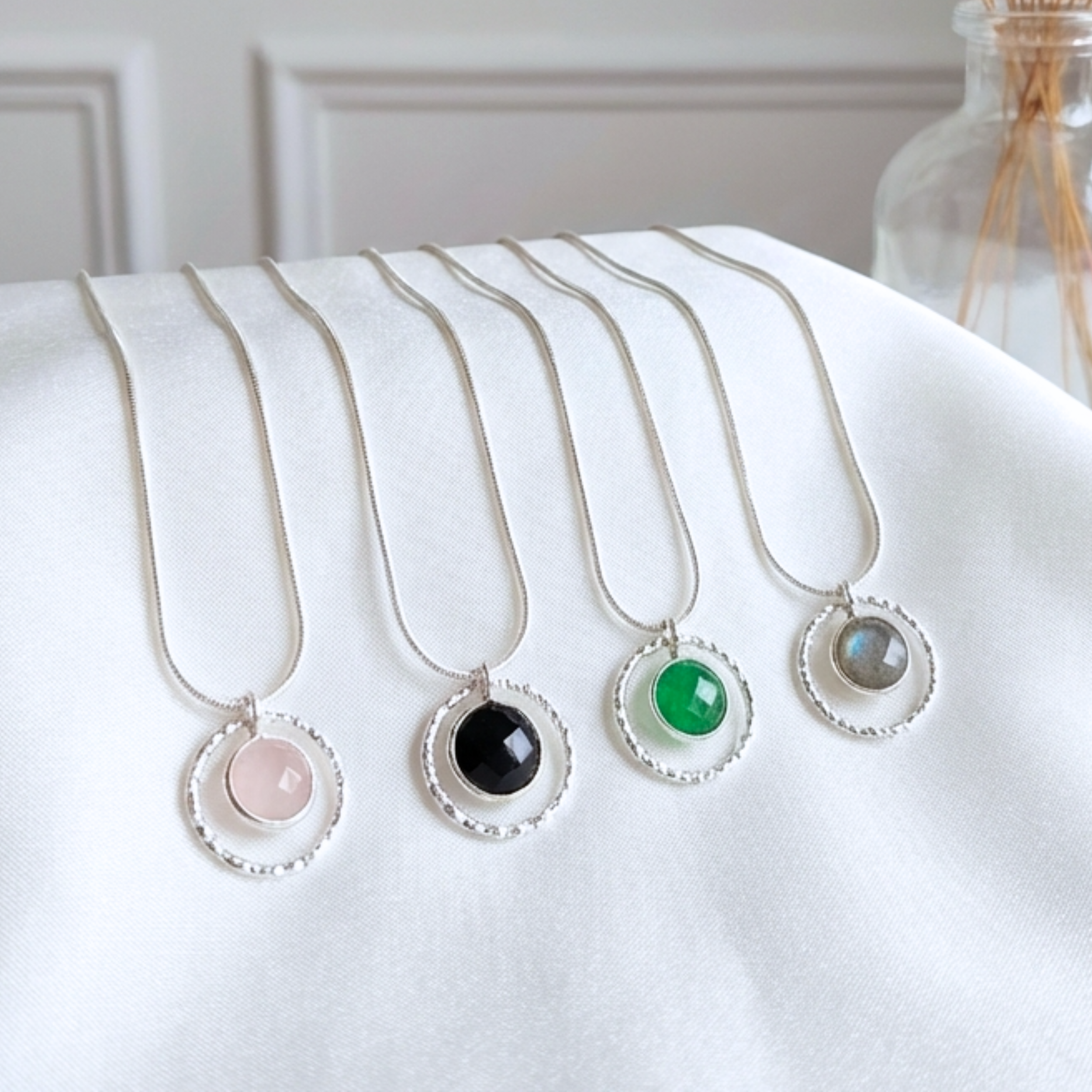 Collier Joan labradorite argent 925 — L'Insolente Bijoux
