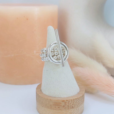 Bague toggle argent sale