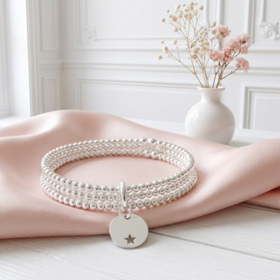 bracelet-femme-perles-argent-massif-925-medaille-etoile-l-insolente-bijoux