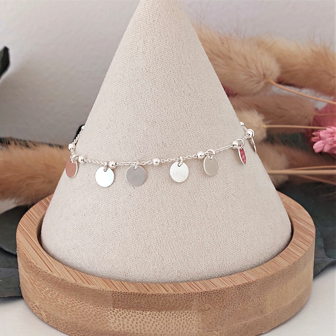Bracelet Mara Labradorite | Be Maad - Bracelet fin & délicat laiton