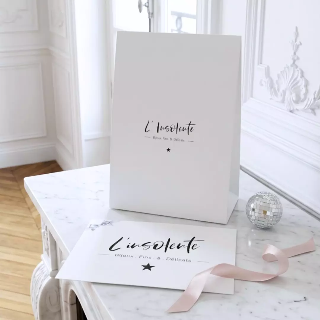 Carte cadeau L'INSOLENTE BIJOUX, bijoux en argent 925 massif