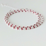 MARIANNE-ARGENT925-MIYUKI-ROUGE-LINSOLENTE BIJOUX