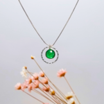collier-cercle-diamanté-argent-925-jade-verte-linsolente-bijoux