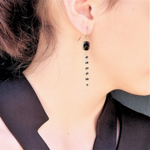 boucles-d-oreilles-gold-filled-pendantes-onyx-spinelle-noire-véritable-chaine-l-insolente-bijoux