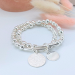 bracelet-argent-925-massif-double-elastique-medaille-femme-l-insolente-bijoux