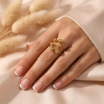 bague-ajustable-6-boules-acier-inoxydable-doré-l-insolente-bijoux