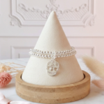 bracelet-double-rangs-perles-argent-massif-tete-de-mort-mexicaine-calavera-l-insolente-bijoux