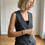 bracelet-2-rangs-elastique-double-femme-argent-massif-925-lithothérapie-onyx-noir-linsolente-bijoux