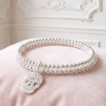 bracelet-double-rangs-de-perles-argent-massif-tete-de-mort-mexicaine-calavera-l-insolente-bijoux